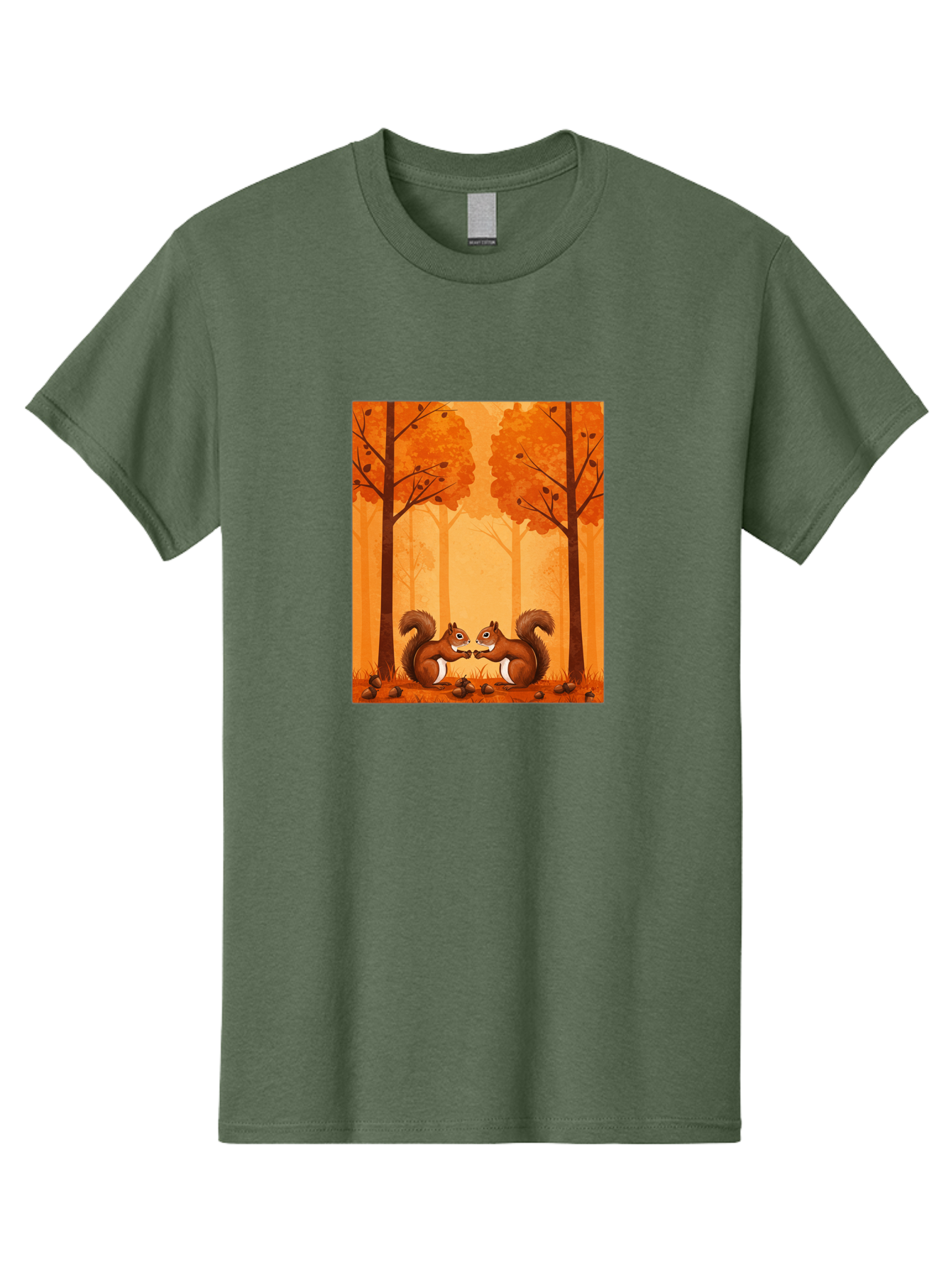 Squirrels-In-Forest Men'S Graphic Tee, 100% Cotton, Comfortable Casual Summer Wear, Machine Washable, Vintage Camera, Old Camera, Antique Camera, Black Camera, Classic Photography, Photography Equipment, Nostalgic Device, Film Camera, Baf539