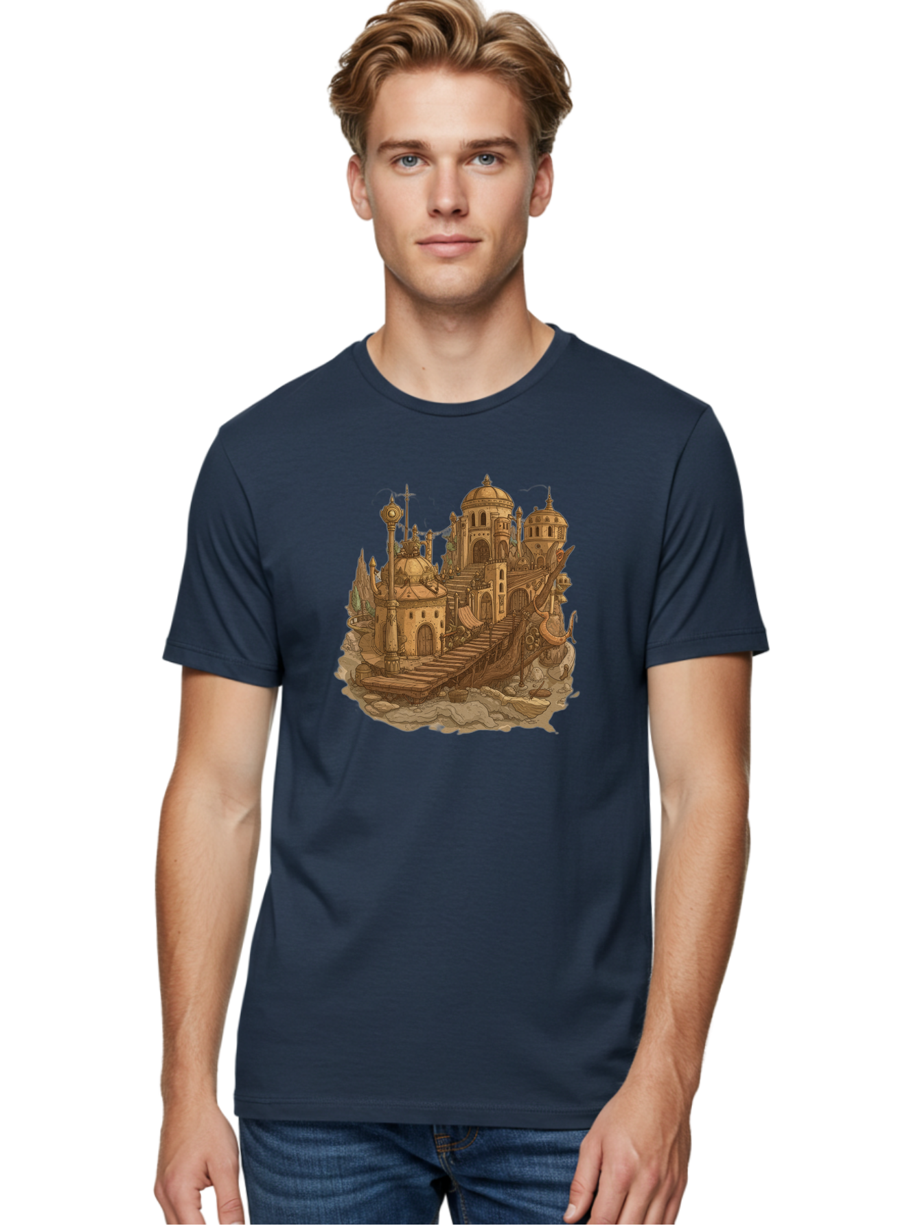 Steampunk-Castle Men'S Graphic Tee, 100% Cotton, Comfortable Casual Summer Wear, Machine Washable, Vintage Camera, Old Camera, Antique Camera, Black Camera, Classic Photography, Photography Equipment, Nostalgic Device, Film Camera, Camera Art Baf548
