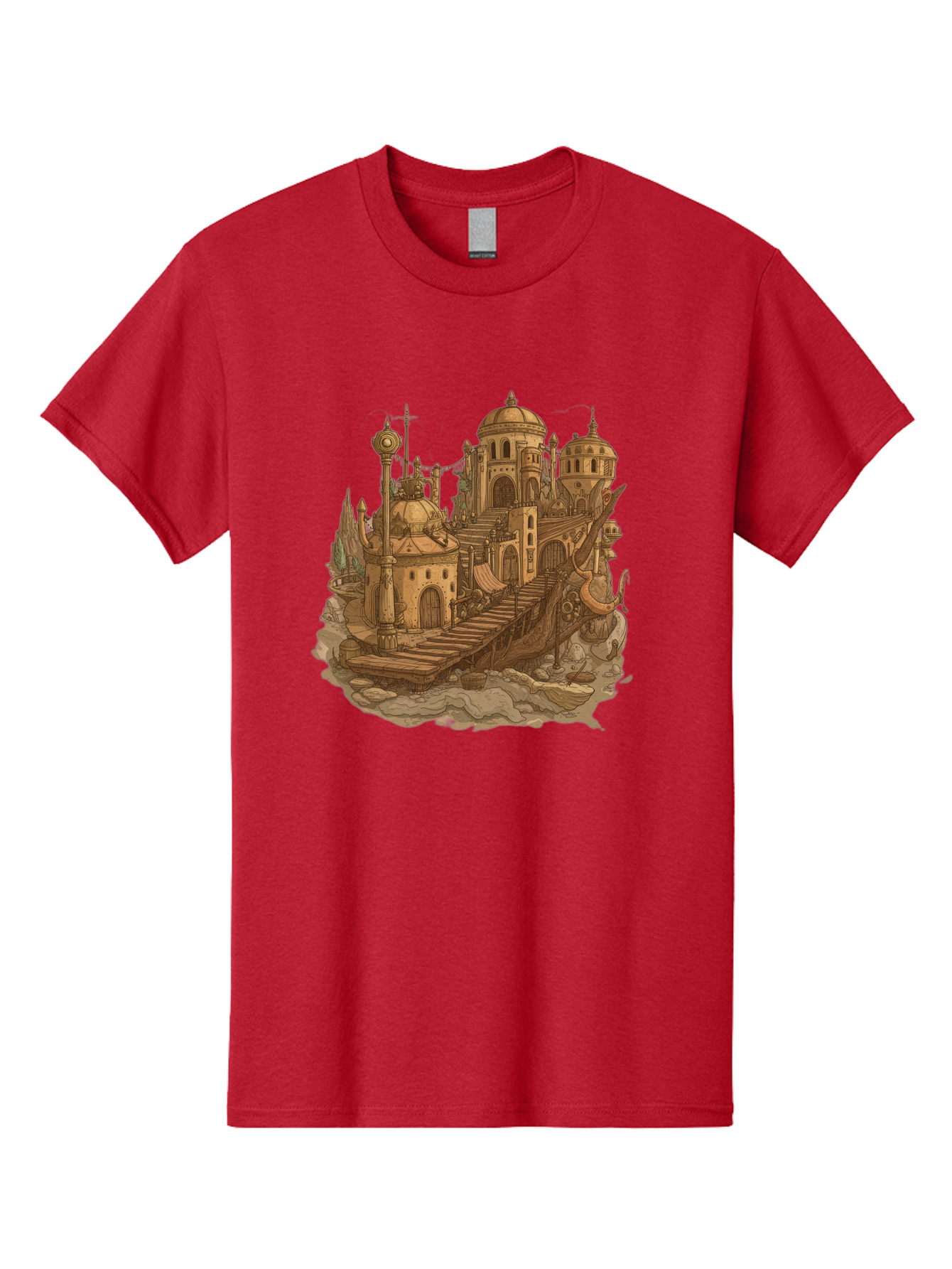 Steampunk-Castle Men'S Graphic Tee, 100% Cotton, Comfortable Casual Summer Wear, Machine Washable, Vintage Camera, Old Camera, Antique Camera, Black Camera, Classic Photography, Photography Equipment, Nostalgic Device, Film Camera, Camera Art Baf548
