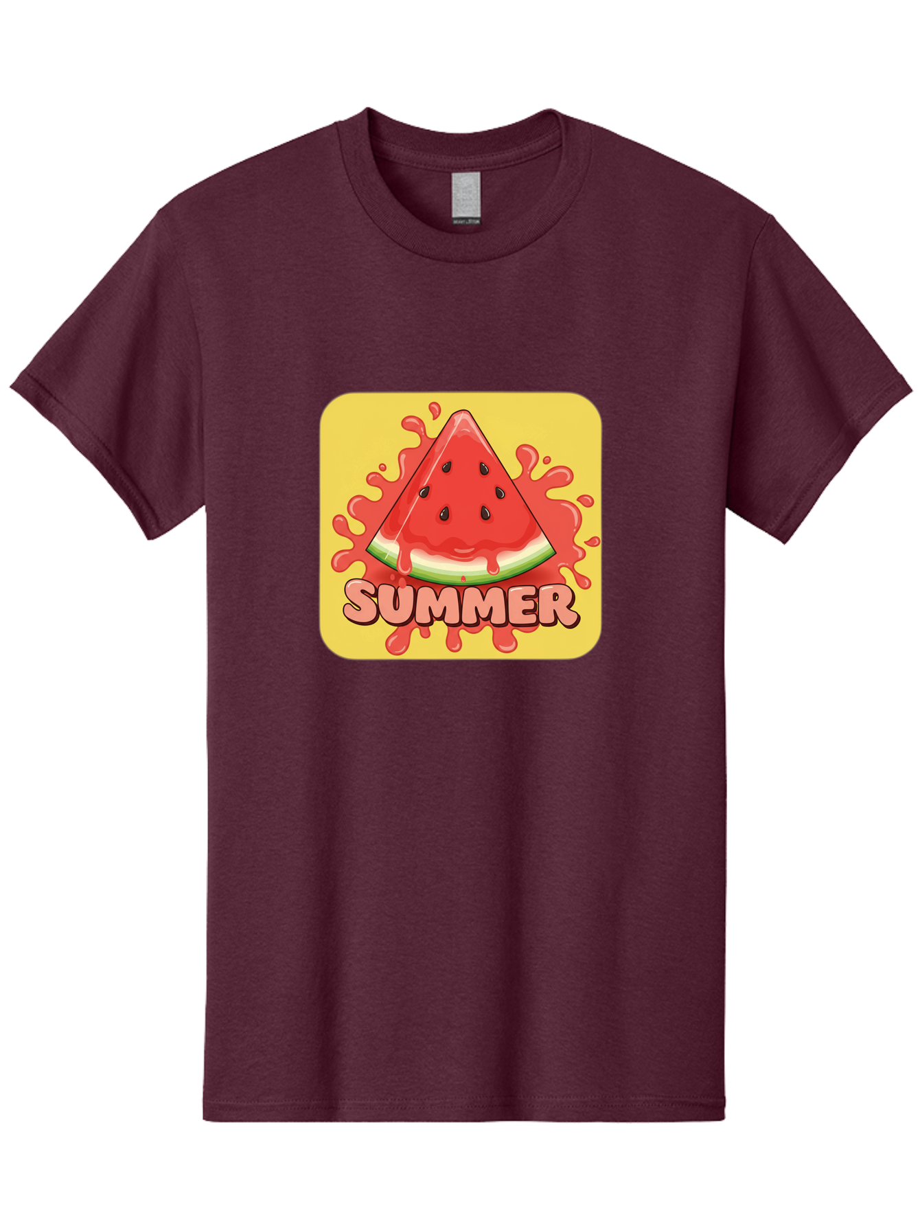 Summer-Watermelon Men'S Graphic Tee, 100% Cotton, Comfortable Casual Summer Wear, Machine Washable, Vintage Camera, Old Camera, Antique Camera, Black Camera, Classic Photography, Photography Equipment, Nostalgic Device, Film Camera, Camera Art Baf557