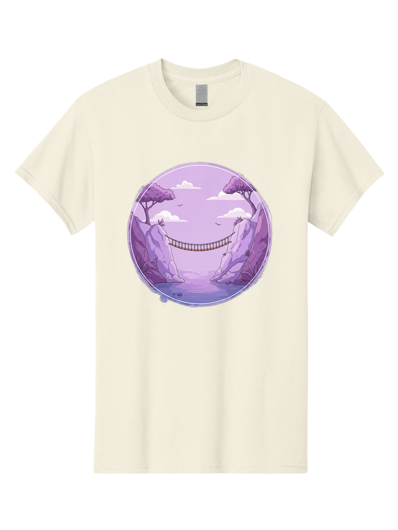 Suspension-Bridge-1 Men'S Graphic Tee, 100% Cotton, Comfortable Casual Summer Wear, Machine Washable, Vintage Camera, Old Camera, Antique Camera, Black Camera, Classic Photography, Photography Equipment, Nostalgic Device, Film Camera, Baf559