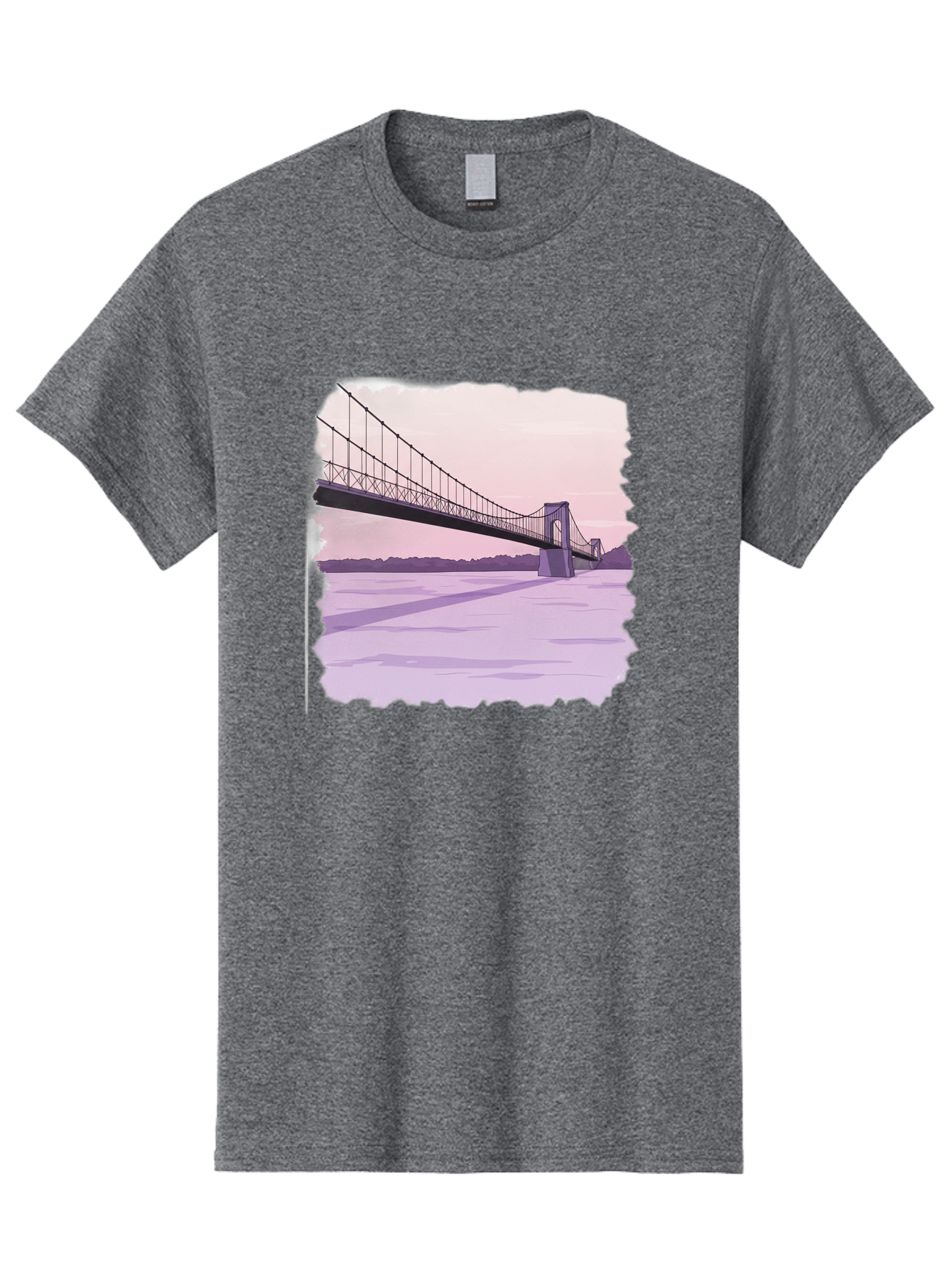 Suspension-Bridge-2 Men'S Graphic Tee, 100% Cotton, Comfortable Casual Summer Wear, Machine Washable, Vintage Camera, Old Camera, Antique Camera, Black Camera, Classic Photography, Photography Equipment, Nostalgic Device, Film Camera, Baf560