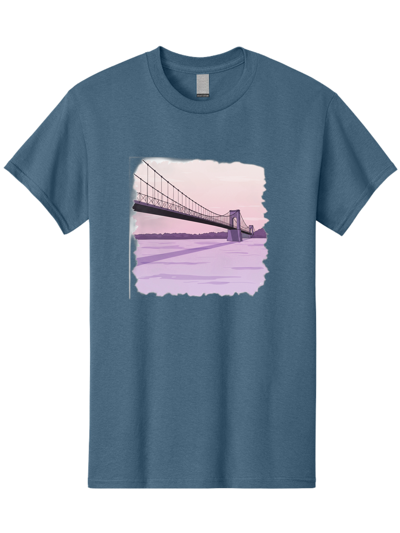Suspension-Bridge-2 Men'S Graphic Tee, 100% Cotton, Comfortable Casual Summer Wear, Machine Washable, Vintage Camera, Old Camera, Antique Camera, Black Camera, Classic Photography, Photography Equipment, Nostalgic Device, Film Camera, Baf560