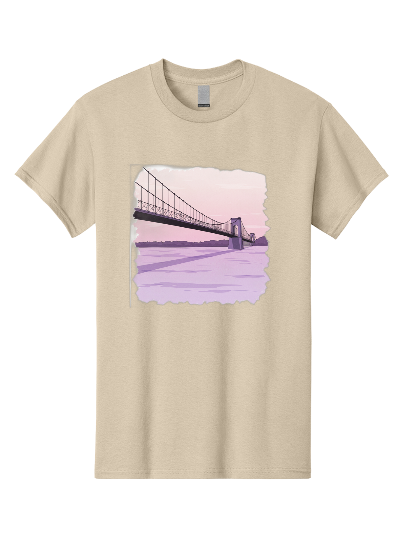 Suspension-Bridge-2 Men'S Graphic Tee, 100% Cotton, Comfortable Casual Summer Wear, Machine Washable, Vintage Camera, Old Camera, Antique Camera, Black Camera, Classic Photography, Photography Equipment, Nostalgic Device, Film Camera, Baf560