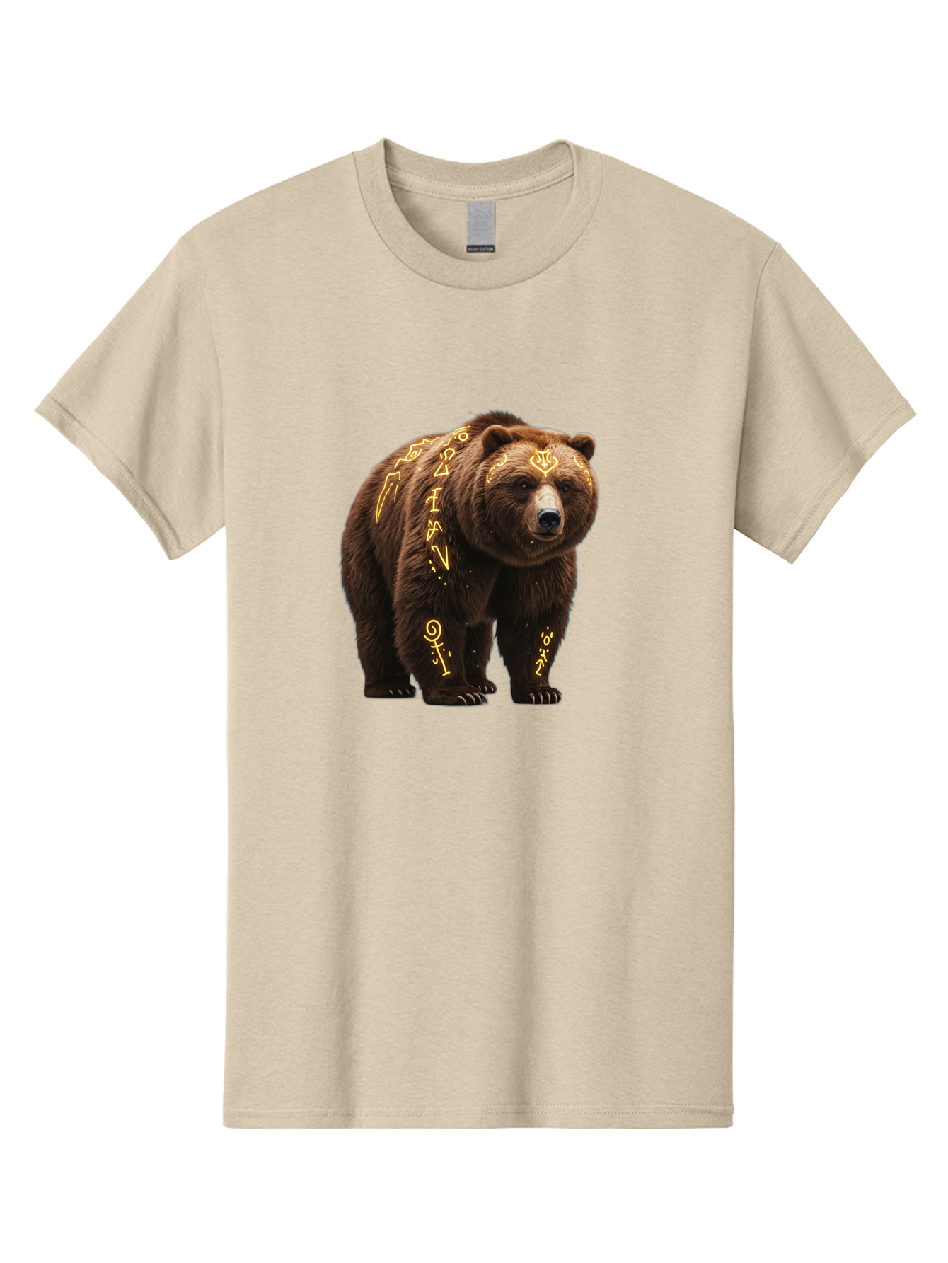 Tattooed-Brown-Bear Men'S Graphic Tee, 100% Cotton, Comfortable Casual Summer Wear, Machine Washable, Vintage Camera, Old Camera, Antique Camera, Black Camera, Classic Photography, Photography Equipment, Nostalgic Device, Film Camera, Baf563