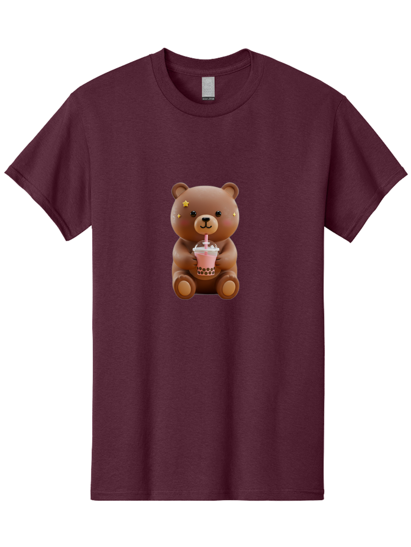 Teddy-Bear-With-Bubble-Tea Men'S Graphic Tee, 100% Cotton, Comfortable Casual Summer Wear, Machine Washable, Vintage Camera, Old Camera, Antique Camera, Black Camera, Classic Photography, Photography Equipment, Nostalgic Device, Film Camera, Baf573