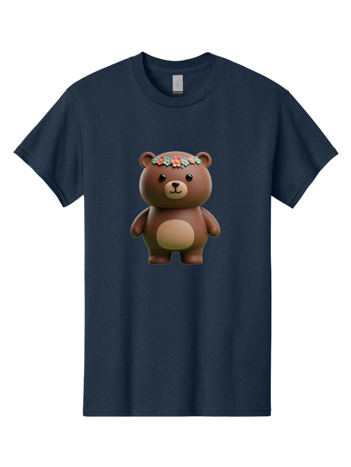 Teddy-Bear-With-Flowers Men'S Graphic Tee, 100% Cotton, Comfortable Casual Summer Wear, Machine Washable, Vintage Camera, Old Camera, Antique Camera, Black Camera, Classic Photography, Photography Equipment, Nostalgic Device, Film Camera, Baf574