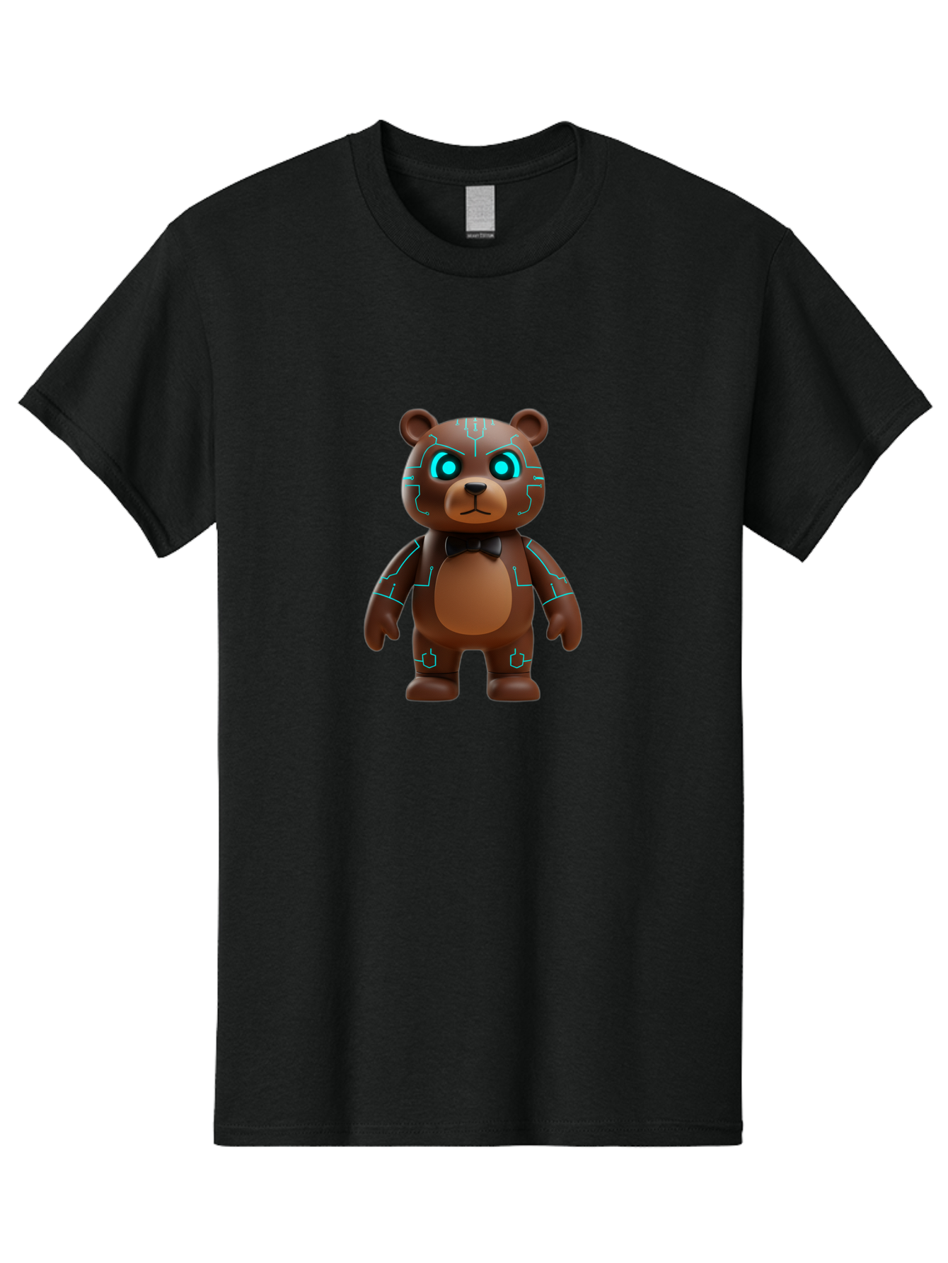 Teddy-Bear-With-Glowing-Eyes Men'S Graphic Tee, 100% Cotton, Comfortable Casual Summer Wear, Machine Washable, Vintage Camera, Old Camera, Antique Camera, Black Camera, Classic Photography, Photography Equipment, Nostalgic Device, Film Camera, Baf575