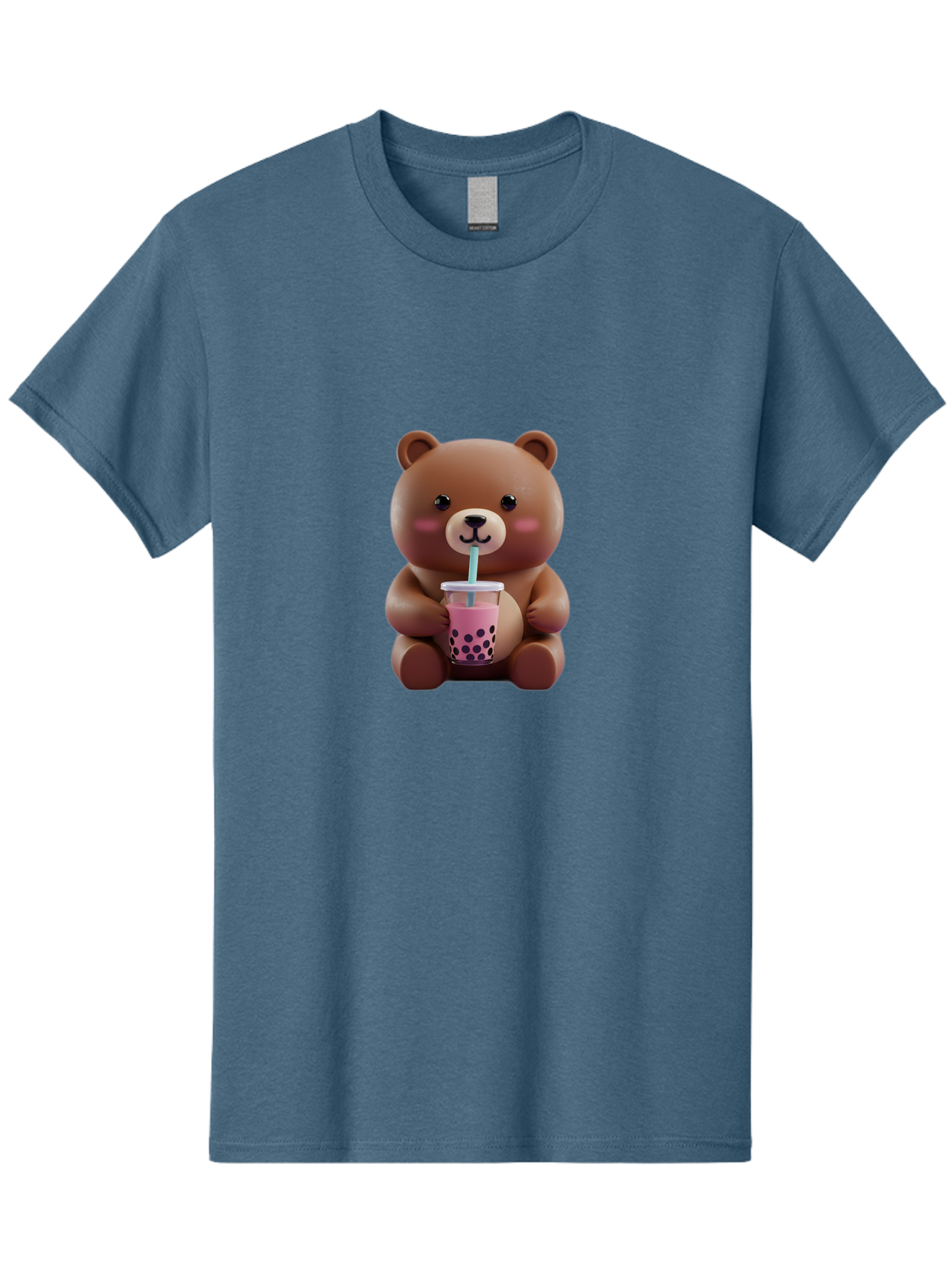 Teddy-Drinking-Boba Men'S Graphic Tee, 100% Cotton, Comfortable Casual Summer Wear, Machine Washable, Vintage Camera, Old Camera, Antique Camera, Black Camera, Classic Photography, Photography Equipment, Nostalgic Device, Film Camera, Baf583