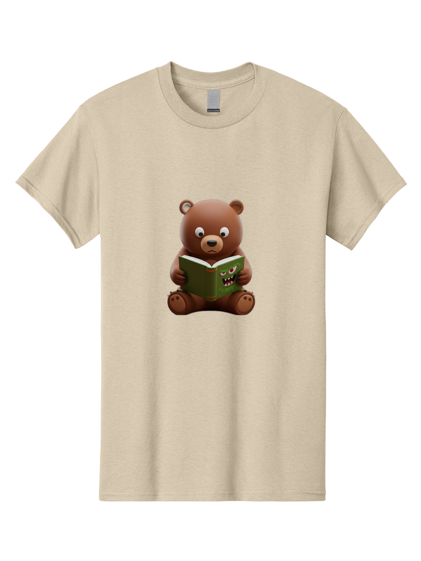 Teddy-Reading-Monster-Book Men'S Graphic Tee, 100% Cotton, Comfortable Casual Summer Wear, Machine Washable, Vintage Camera, Old Camera, Antique Camera, Black Camera, Classic Photography, Photography Equipment, Nostalgic Device, Film Camera, Baf587