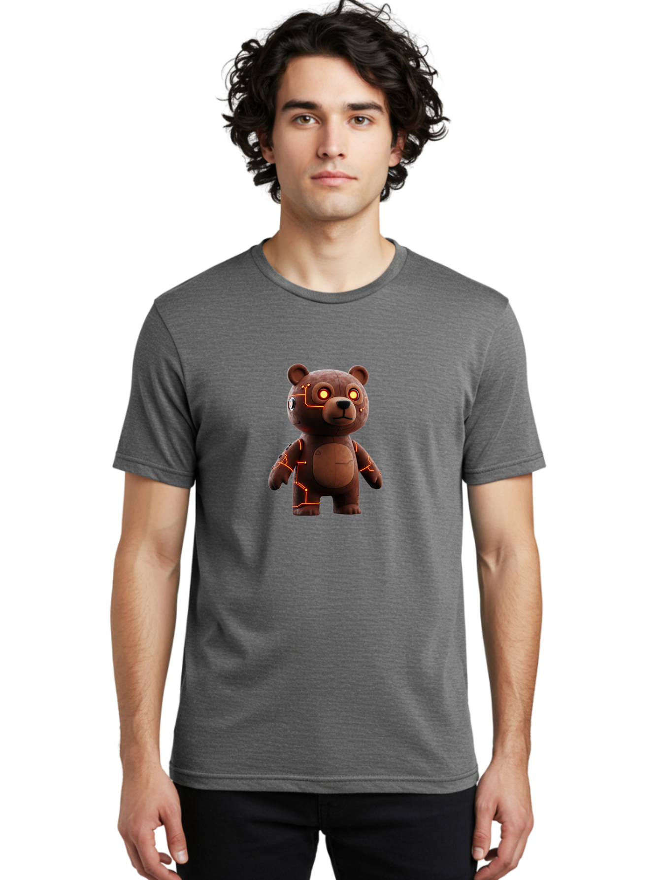 Teddy-Ruxpin Men'S Graphic Tee, 100% Cotton, Comfortable Casual Summer Wear, Machine Washable, Vintage Camera, Old Camera, Antique Camera, Black Camera, Classic Photography, Photography Equipment, Nostalgic Device, Film Camera, Camera Art Baf592