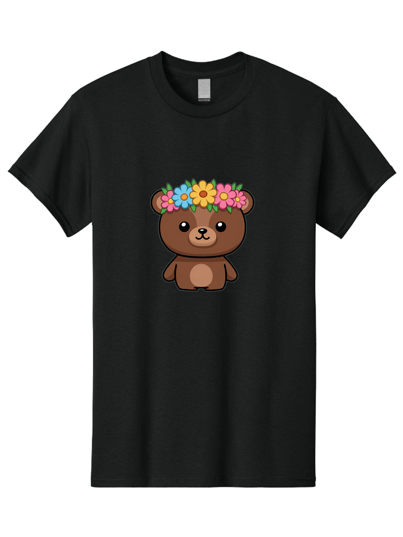 Teddy-With-Flowers Men'S Graphic Tee, 100% Cotton, Comfortable Casual Summer Wear, Machine Washable, Vintage Camera, Old Camera, Antique Camera, Black Camera, Classic Photography, Photography Equipment, Nostalgic Device, Film Camera, Baf593