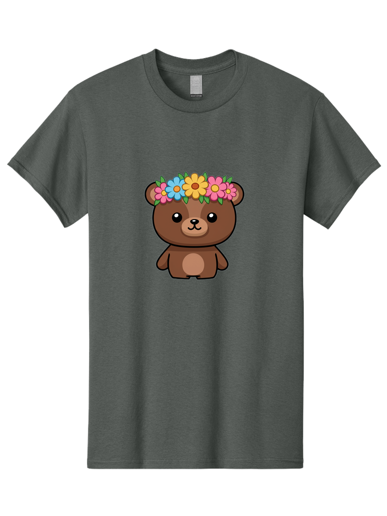 Teddy-With-Flowers Men'S Graphic Tee, 100% Cotton, Comfortable Casual Summer Wear, Machine Washable, Vintage Camera, Old Camera, Antique Camera, Black Camera, Classic Photography, Photography Equipment, Nostalgic Device, Film Camera, Baf593
