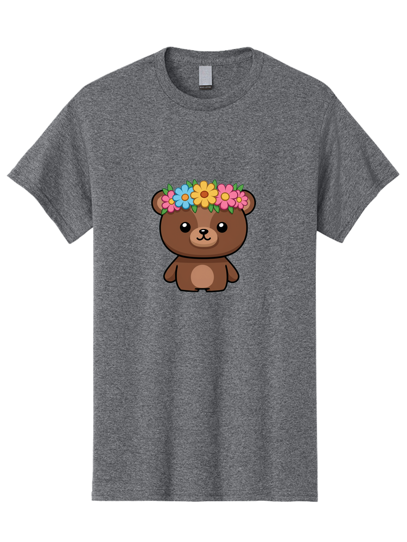 Teddy-With-Flowers Men'S Graphic Tee, 100% Cotton, Comfortable Casual Summer Wear, Machine Washable, Vintage Camera, Old Camera, Antique Camera, Black Camera, Classic Photography, Photography Equipment, Nostalgic Device, Film Camera, Baf593