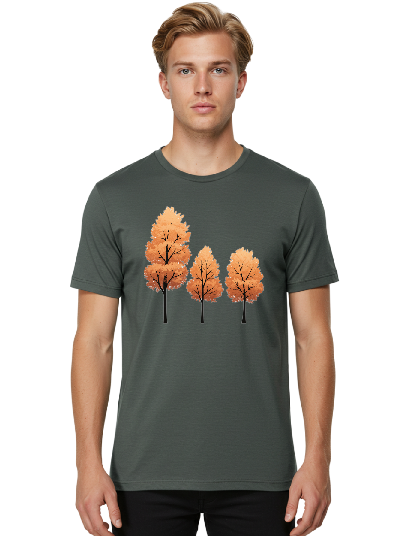 Three-Trees Men'S Graphic Tee, 100% Cotton, Comfortable Casual Summer Wear, Machine Washable, Vintage Camera, Old Camera, Antique Camera, Black Camera, Classic Photography, Photography Equipment, Nostalgic Device, Film Camera, Camera Art Baf595