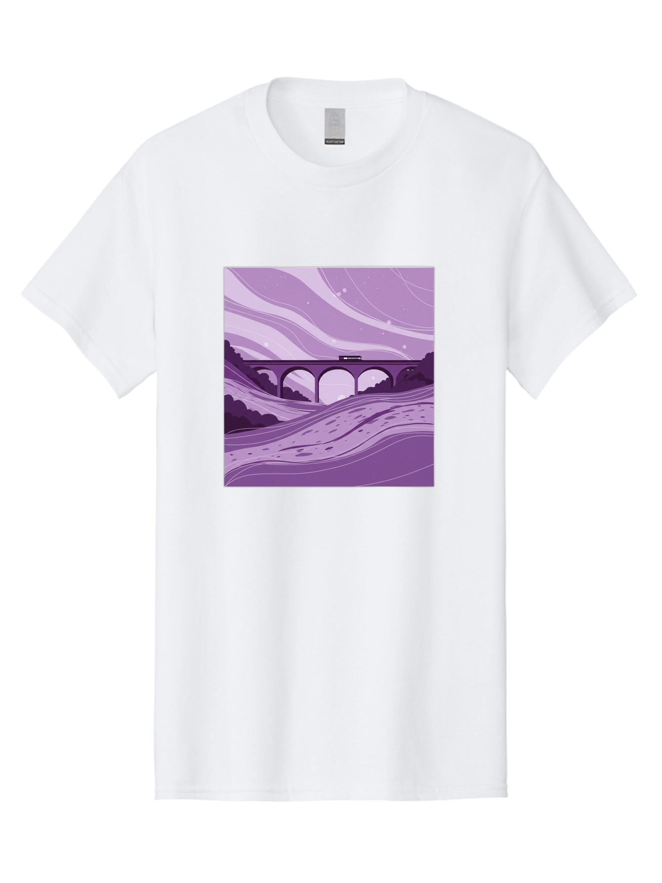 Train-On-Bridge Men'S Graphic Tee, 100% Cotton, Comfortable Casual Summer Wear, Machine Washable, Vintage Camera, Old Camera, Antique Camera, Black Camera, Classic Photography, Photography Equipment, Nostalgic Device, Film Camera, Camera Art Baf599