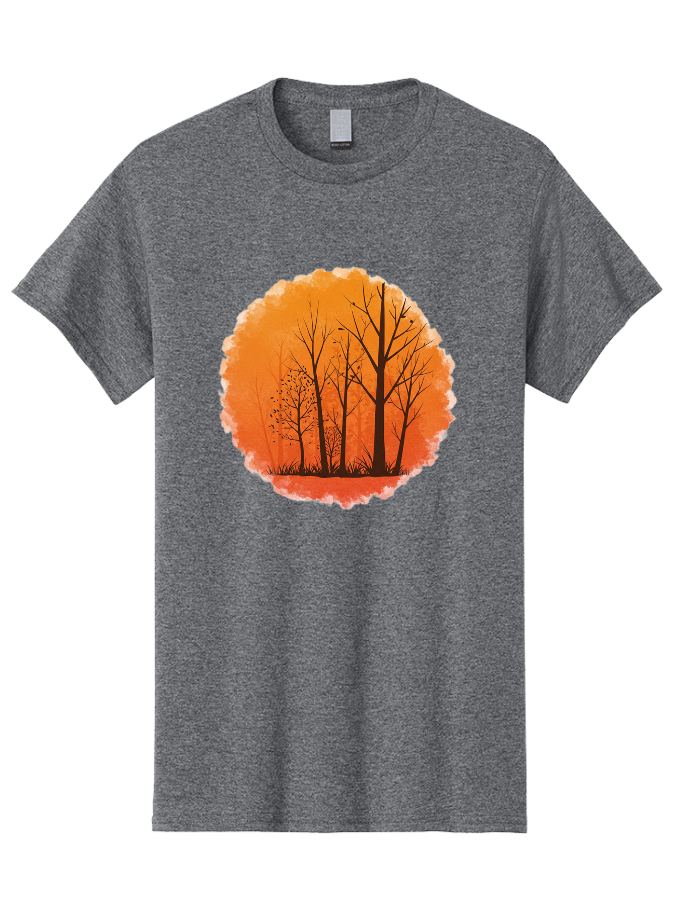 Trees-Silhouette Men'S Graphic Tee, 100% Cotton, Comfortable Casual Summer Wear, Machine Washable, Vintage Camera, Old Camera, Antique Camera, Black Camera, Classic Photography, Photography Equipment, Nostalgic Device, Film Camera, Camera Art Baf605
