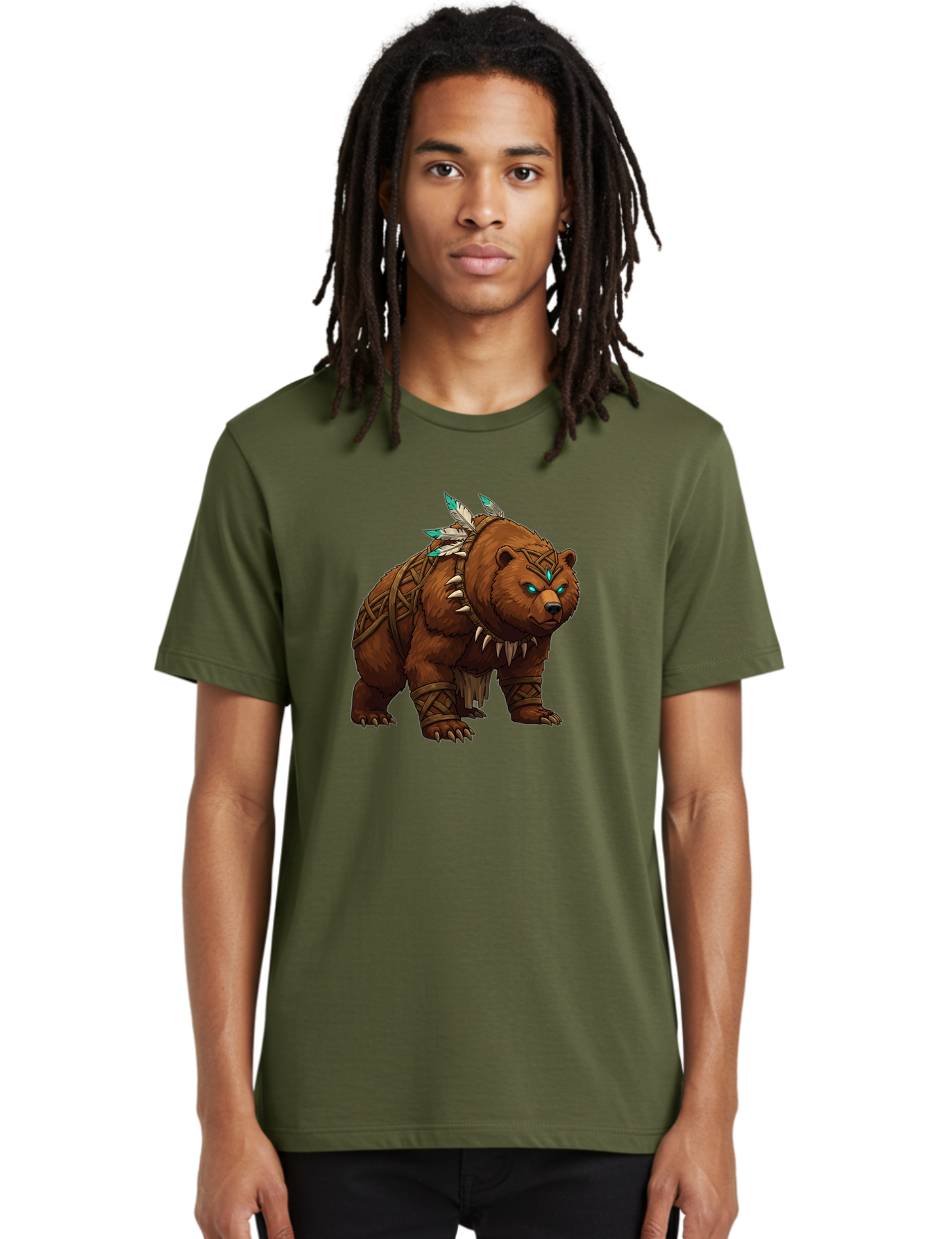 Tribal-Bear Men'S Graphic Tee, 100% Cotton, Comfortable Casual Summer Wear, Machine Washable, Vintage Camera, Old Camera, Antique Camera, Black Camera, Classic Photography, Photography Equipment, Nostalgic Device, Film Camera, Camera Art Baf607