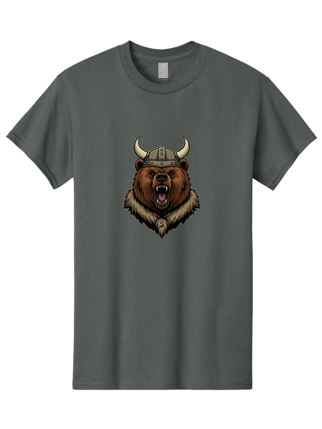 Viking-Bear-1 Men'S Graphic Tee, 100% Cotton, Comfortable Casual Summer Wear, Machine Washable, Vintage Camera, Old Camera, Antique Camera, Black Camera, Classic Photography, Photography Equipment, Nostalgic Device, Film Camera, Camera Art Baf616