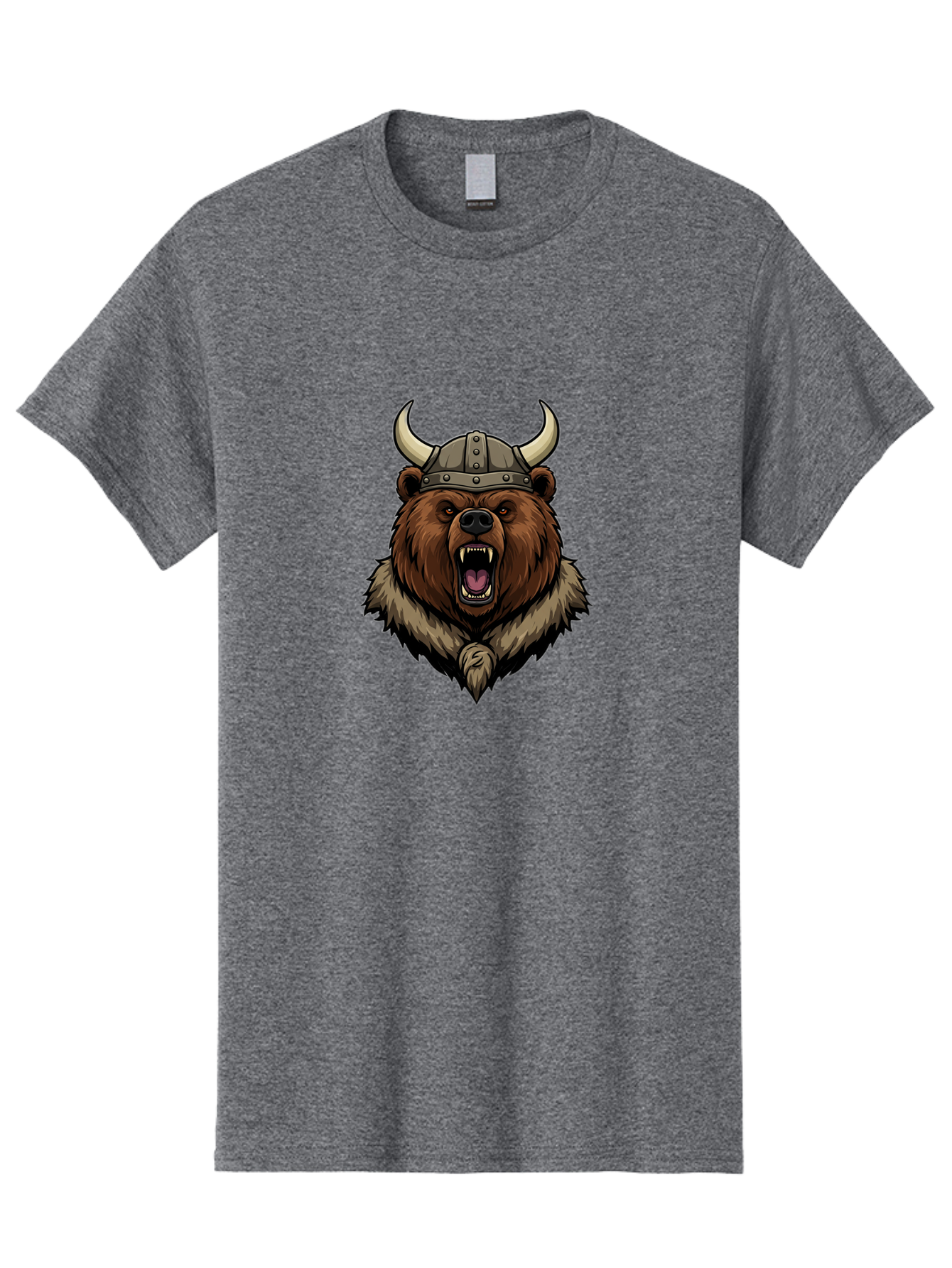 Viking-Bear-1 Men'S Graphic Tee, 100% Cotton, Comfortable Casual Summer Wear, Machine Washable, Vintage Camera, Old Camera, Antique Camera, Black Camera, Classic Photography, Photography Equipment, Nostalgic Device, Film Camera, Camera Art Baf616