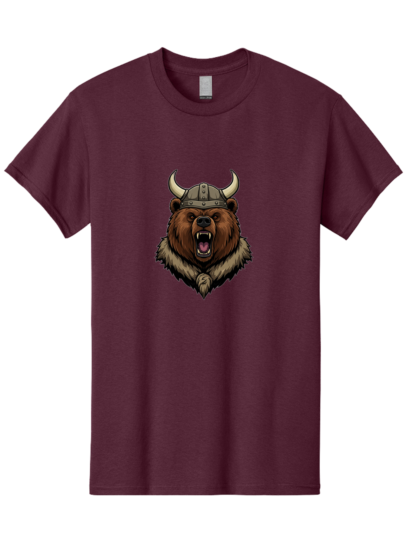 Viking-Bear-1 Men'S Graphic Tee, 100% Cotton, Comfortable Casual Summer Wear, Machine Washable, Vintage Camera, Old Camera, Antique Camera, Black Camera, Classic Photography, Photography Equipment, Nostalgic Device, Film Camera, Camera Art Baf616