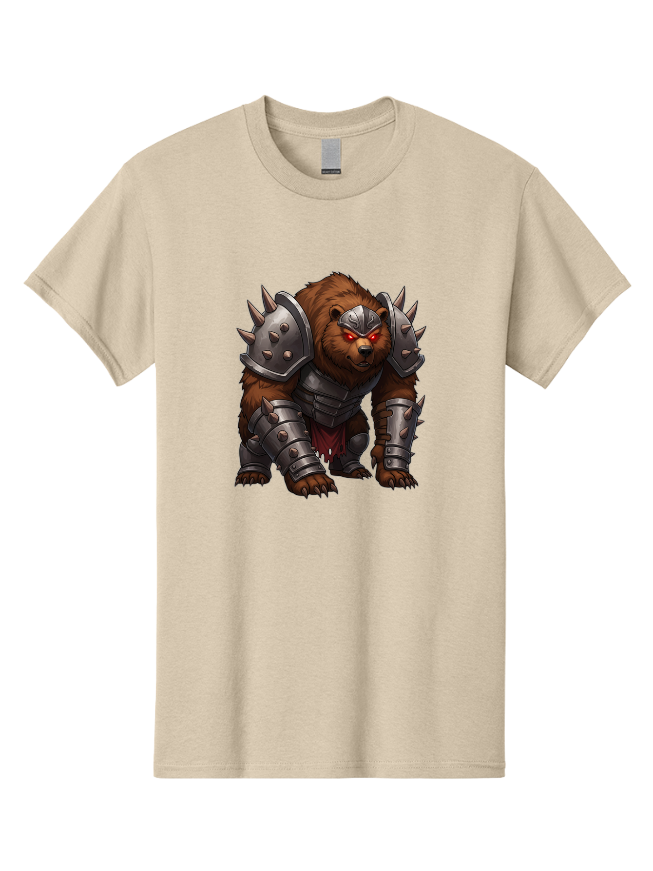 Warrior-Bear-1 Men'S Graphic Tee, 100% Cotton, Comfortable Casual Summer Wear, Machine Washable, Vintage Camera, Old Camera, Antique Camera, Black Camera, Classic Photography, Photography Equipment, Nostalgic Device, Film Camera, Camera Art Baf618