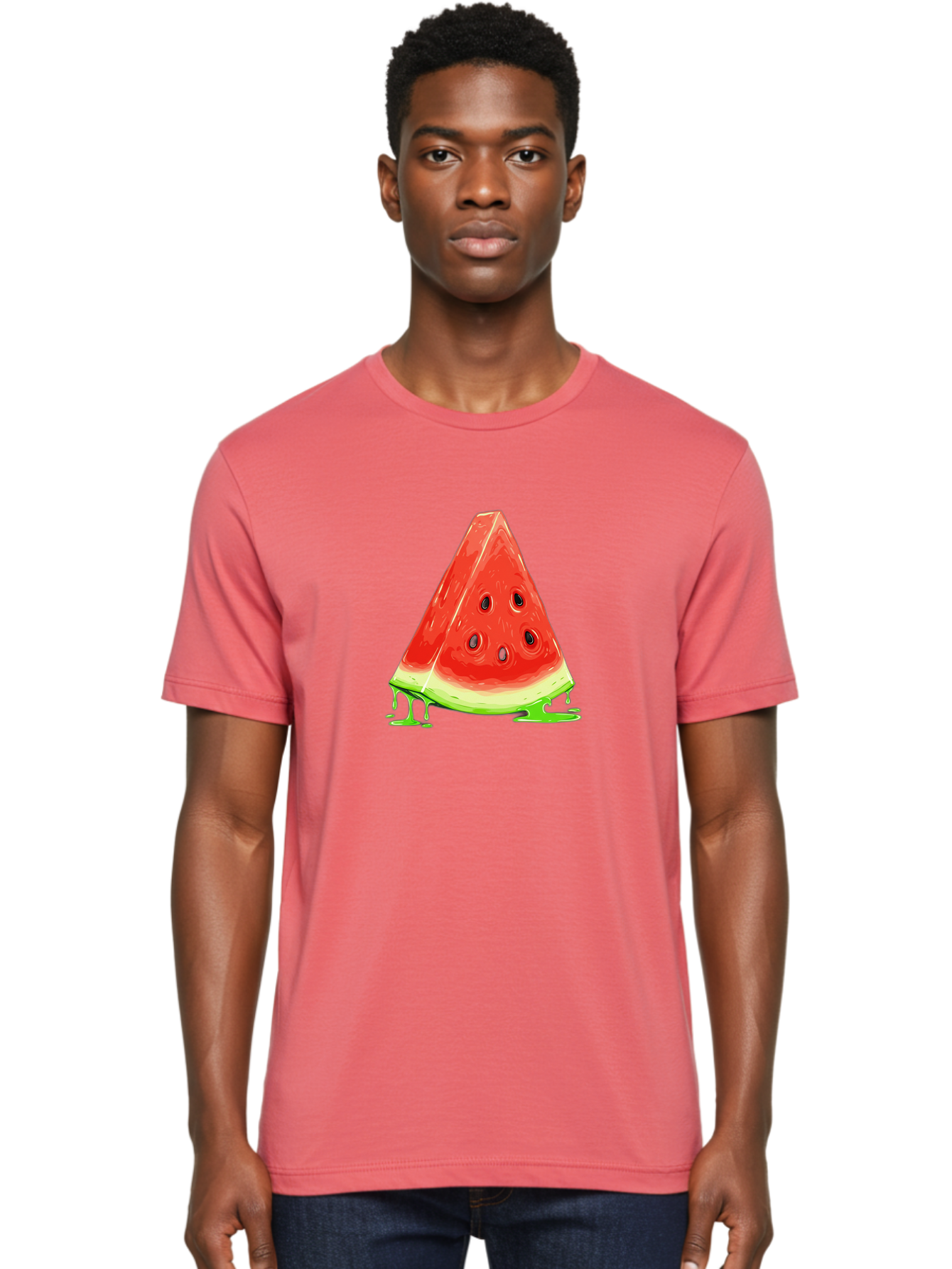 Watermelon-Slice-1 Men'S Graphic Tee, 100% Cotton, Comfortable Casual Summer Wear, Machine Washable, Vintage Camera, Old Camera, Antique Camera, Black Camera, Classic Photography, Photography Equipment, Nostalgic Device, Film Camera, Baf621