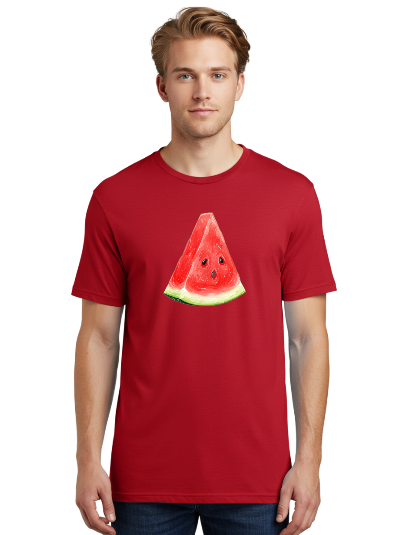 Watermelon-Slice-17 Men'S Graphic Tee, 100% Cotton, Comfortable Casual Summer Wear, Machine Washable, Vintage Camera, Old Camera, Antique Camera, Black Camera, Classic Photography, Photography Equipment, Nostalgic Device, Film Camera, Baf629