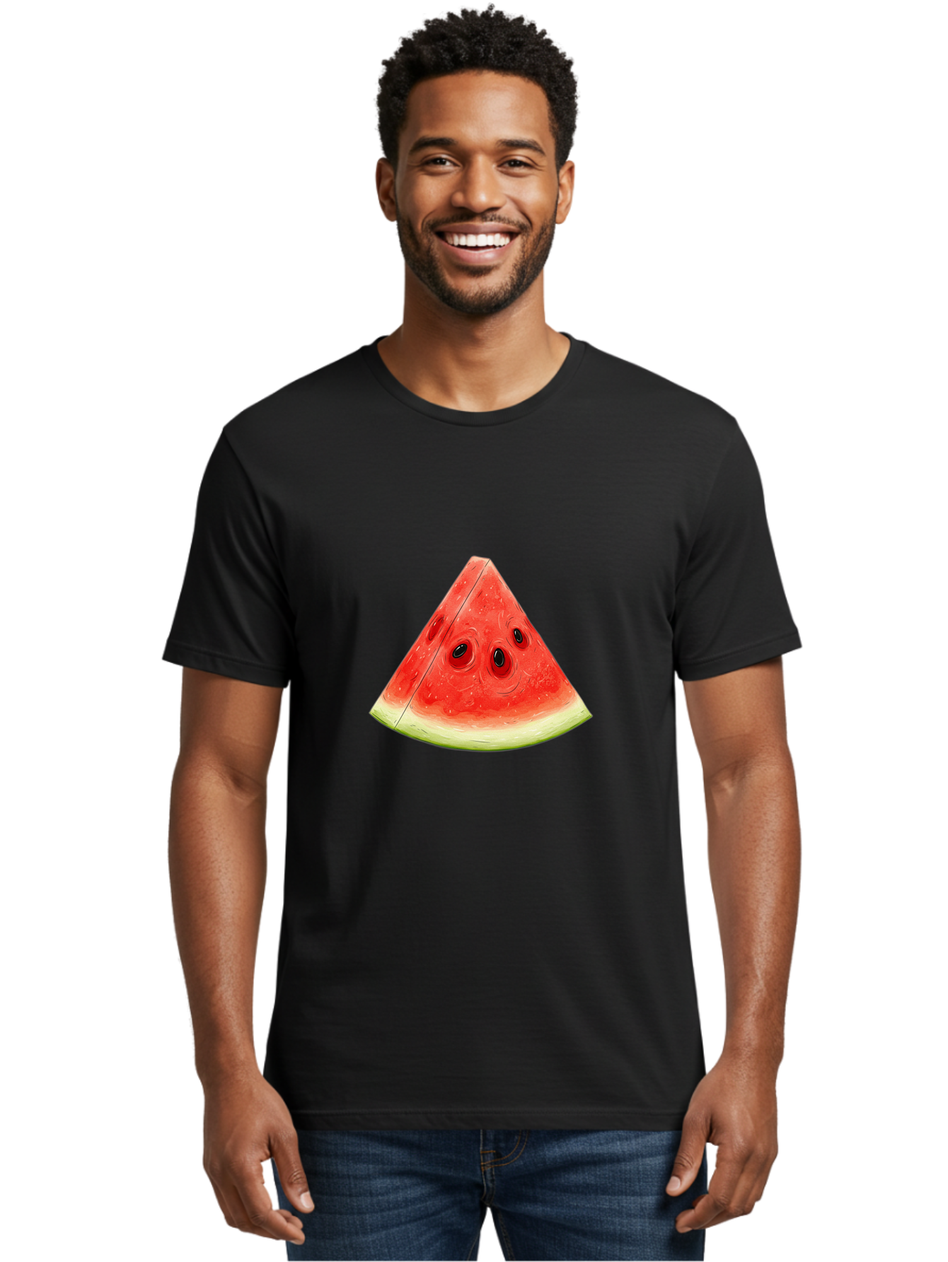 Watermelon-Slice-6 Men'S Graphic Tee, 100% Cotton, Comfortable Casual Summer Wear, Machine Washable, Vintage Camera, Old Camera, Antique Camera, Black Camera, Classic Photography, Photography Equipment, Nostalgic Device, Film Camera, Baf638
