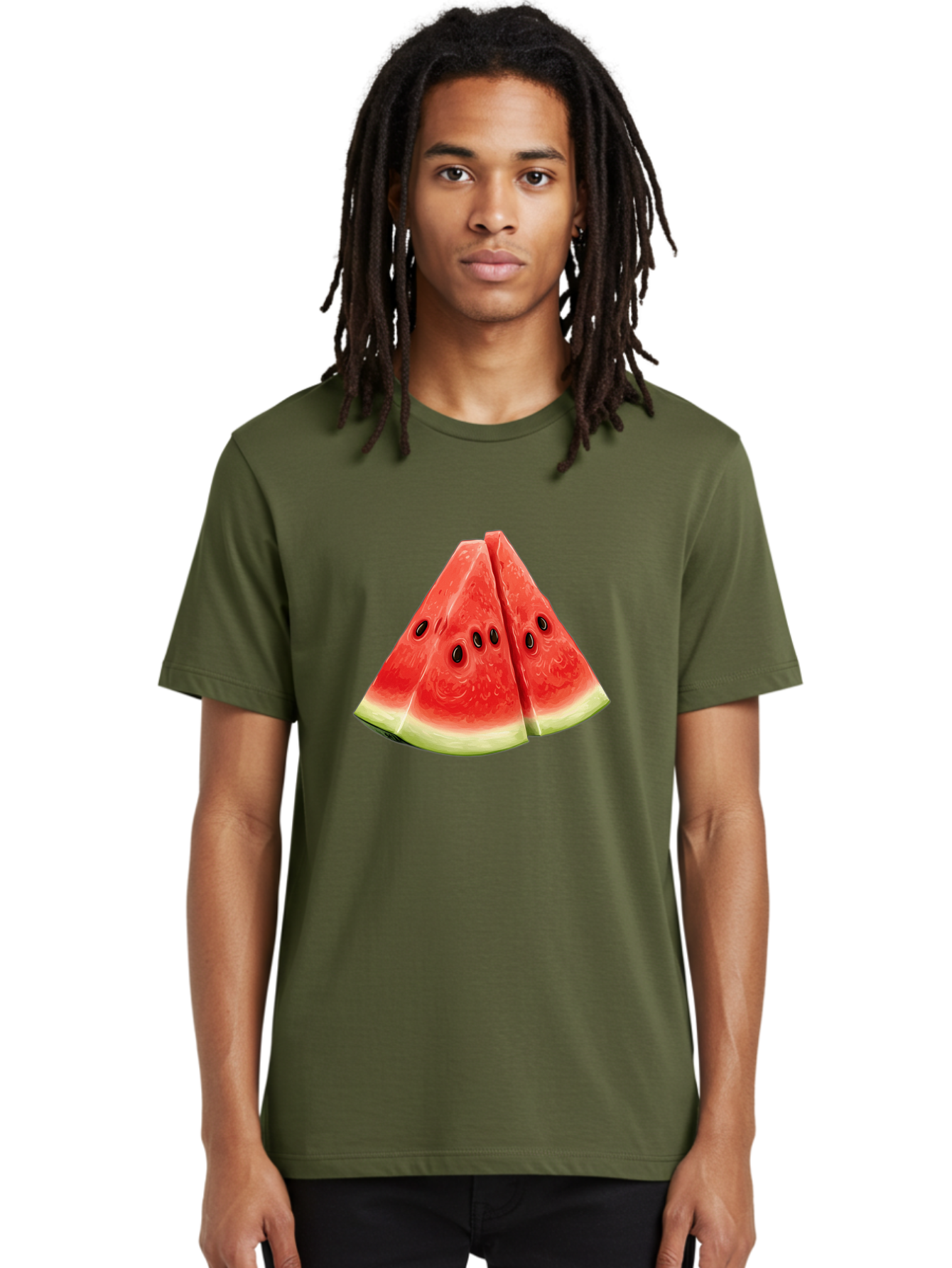 Watermelon-Slices Men'S Graphic Tee, 100% Cotton, Comfortable Casual Summer Wear, Machine Washable, Vintage Camera, Old Camera, Antique Camera, Black Camera, Classic Photography, Photography Equipment, Nostalgic Device, Film Camera, Camera Art Baf643