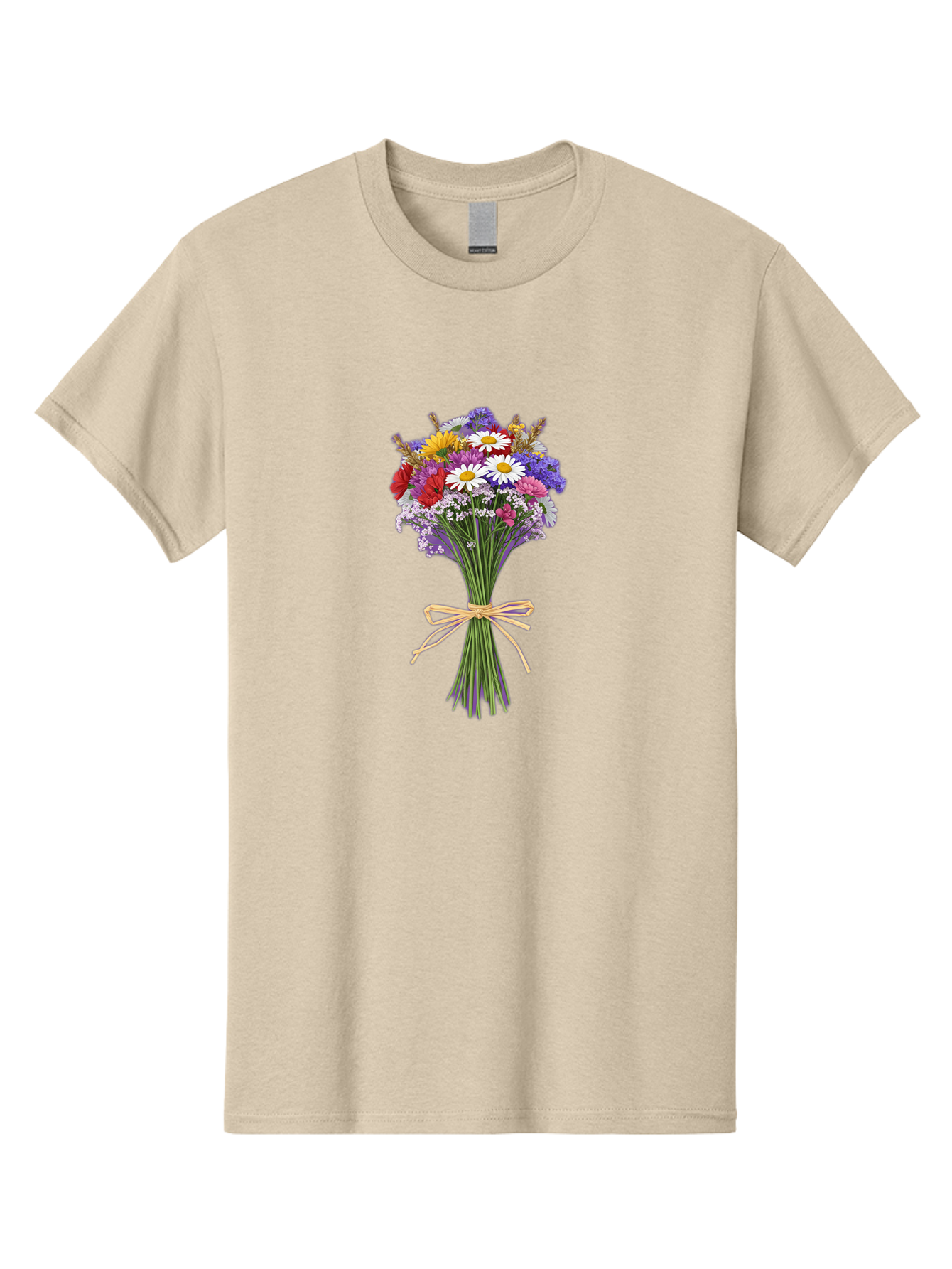 Wild-Flower-Bouquet Men'S Graphic Tee, 100% Cotton, Comfortable Casual Summer Wear, Machine Washable, Vintage Camera, Old Camera, Antique Camera, Black Camera, Classic Photography, Photography Equipment, Nostalgic Device, Film Camera, Baf648