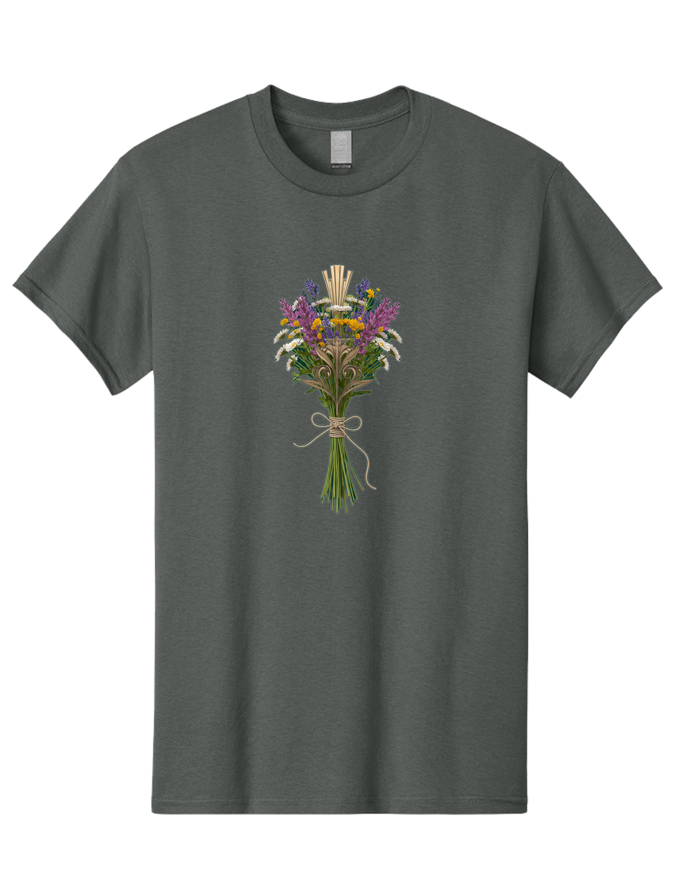 Wildflower-Bouquet-11 Men'S Graphic Tee, 100% Cotton, Comfortable Casual Summer Wear, Machine Washable, Vintage Camera, Old Camera, Antique Camera, Black Camera, Classic Photography, Photography Equipment, Nostalgic Device, Film Camera, Baf651