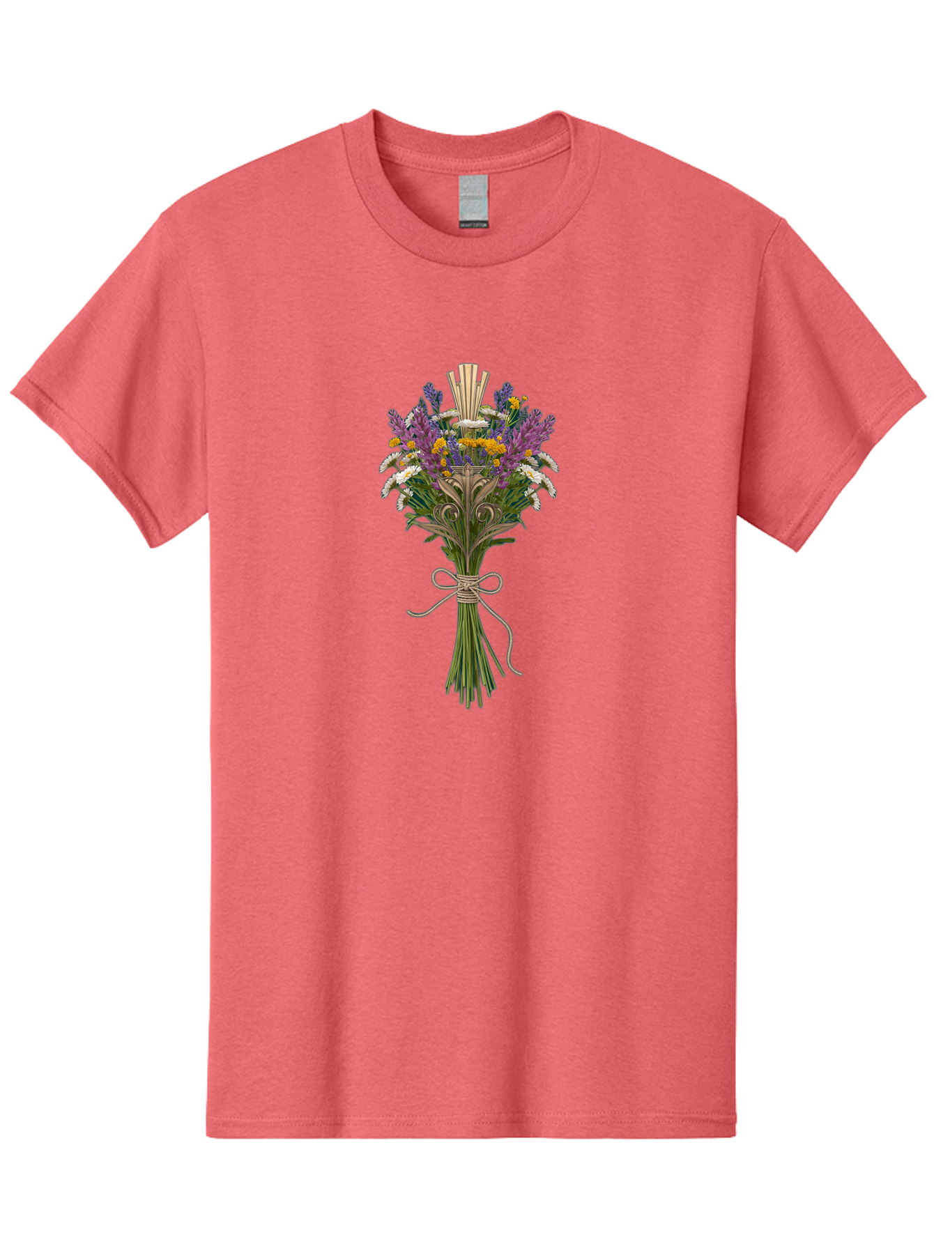 Wildflower-Bouquet-11 Men'S Graphic Tee, 100% Cotton, Comfortable Casual Summer Wear, Machine Washable, Vintage Camera, Old Camera, Antique Camera, Black Camera, Classic Photography, Photography Equipment, Nostalgic Device, Film Camera, Baf651