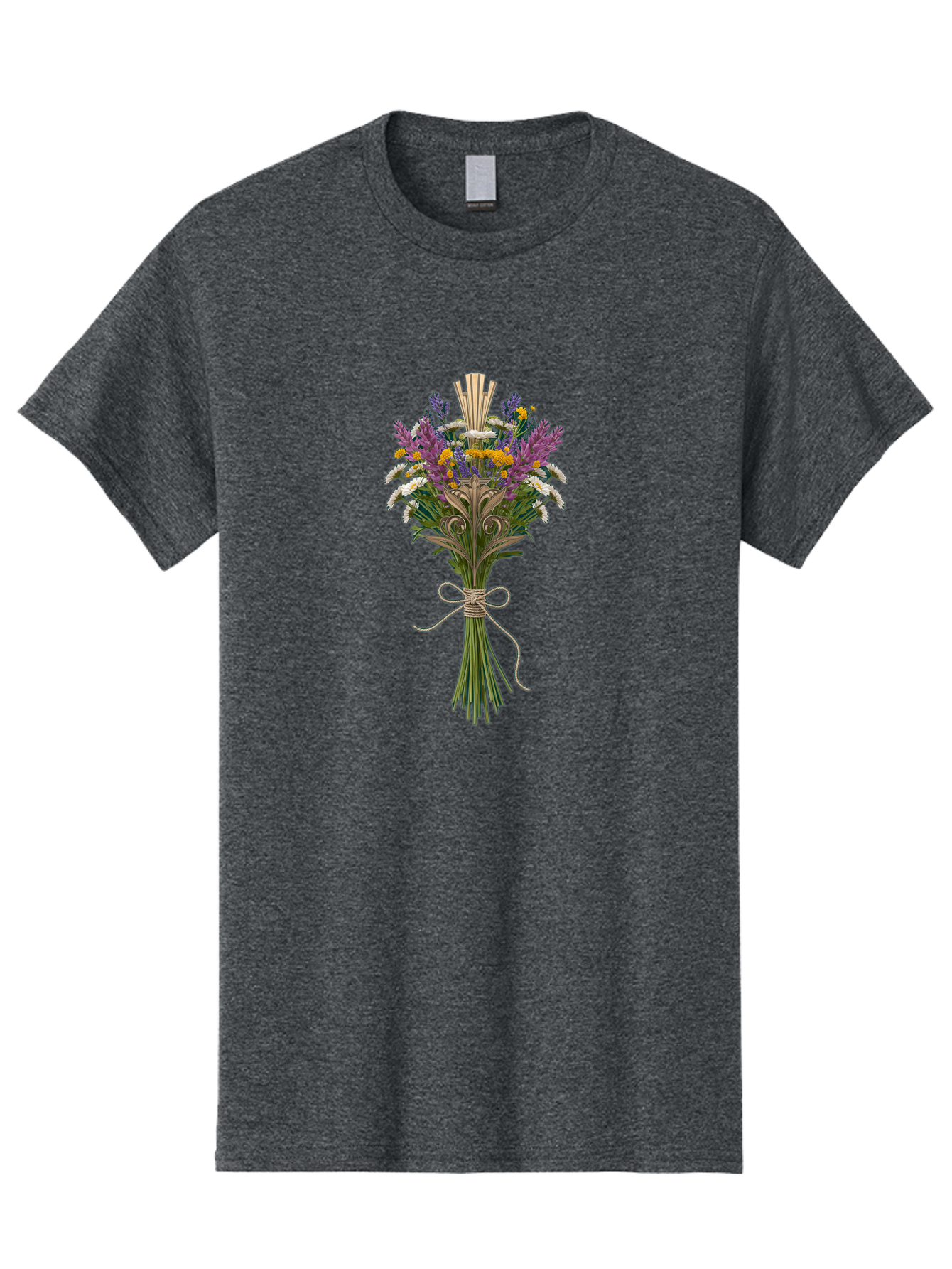 Wildflower-Bouquet-11 Men'S Graphic Tee, 100% Cotton, Comfortable Casual Summer Wear, Machine Washable, Vintage Camera, Old Camera, Antique Camera, Black Camera, Classic Photography, Photography Equipment, Nostalgic Device, Film Camera, Baf651