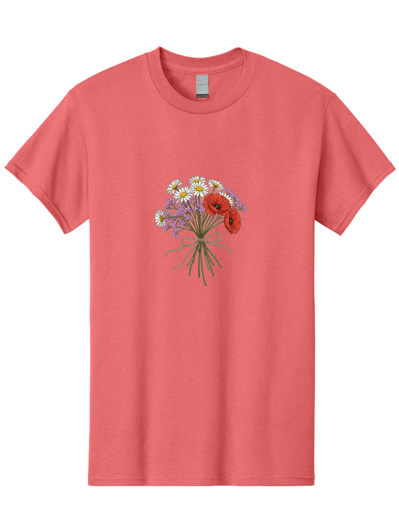 Wildflower-Bouquet-2 Men'S Graphic Tee, 100% Cotton, Comfortable Casual Summer Wear, Machine Washable, Vintage Camera, Old Camera, Antique Camera, Black Camera, Classic Photography, Photography Equipment, Nostalgic Device, Film Camera, Baf655