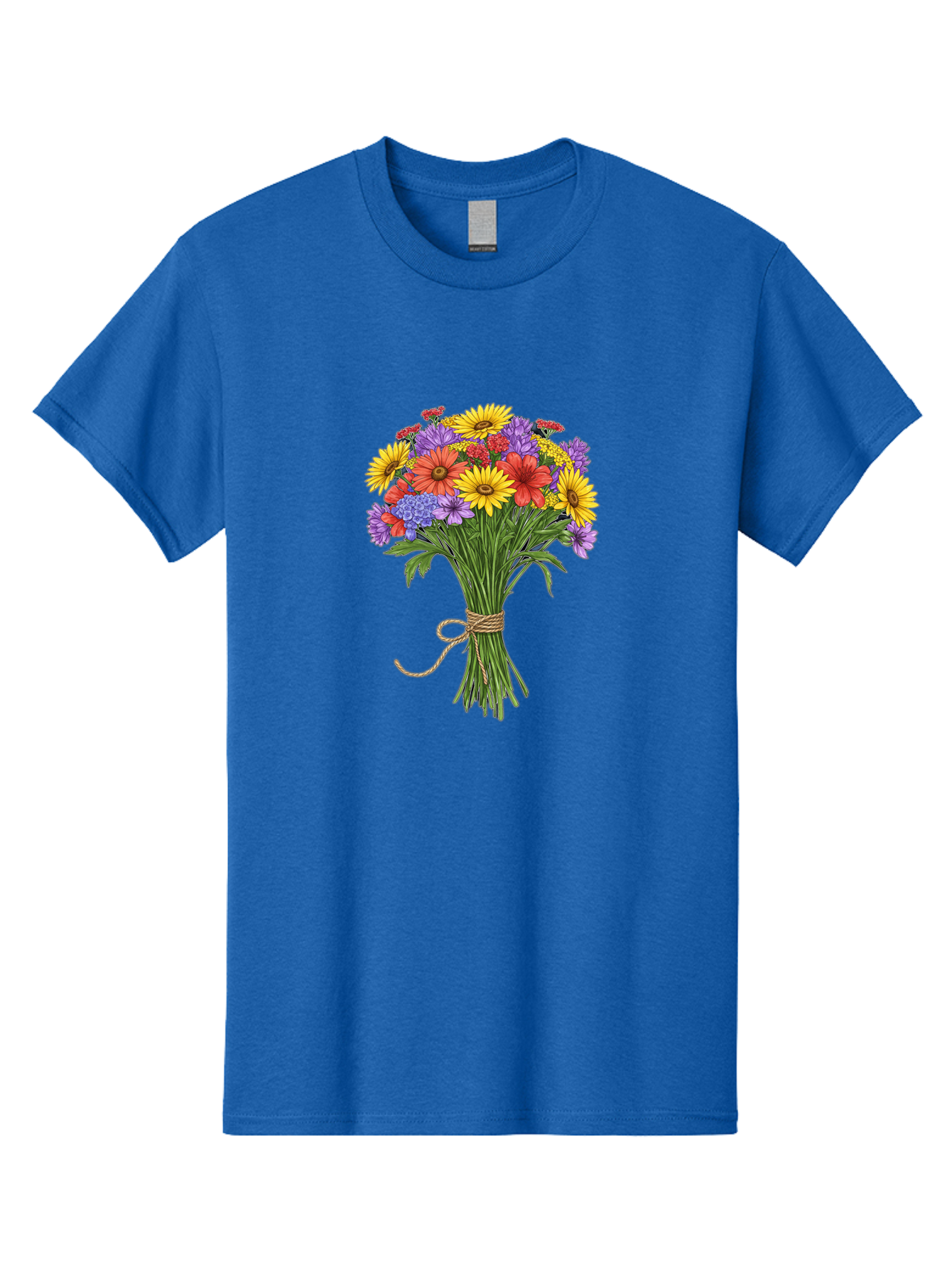 Wildflower-Bouquet-4 Men'S Graphic Tee, 100% Cotton, Comfortable Casual Summer Wear, Machine Washable, Vintage Camera, Old Camera, Antique Camera, Black Camera, Classic Photography, Photography Equipment, Nostalgic Device, Film Camera, Baf657