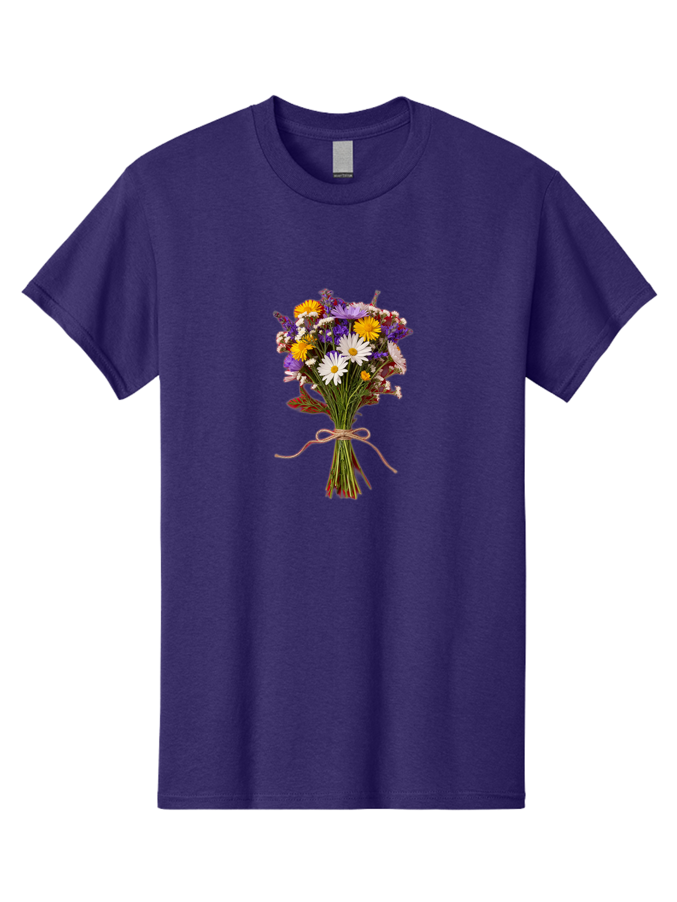 Wildflower-Bouquet-5 Men'S Graphic Tee, 100% Cotton, Comfortable Casual Summer Wear, Machine Washable, Vintage Camera, Old Camera, Antique Camera, Black Camera, Classic Photography, Photography Equipment, Nostalgic Device, Film Camera, Baf658