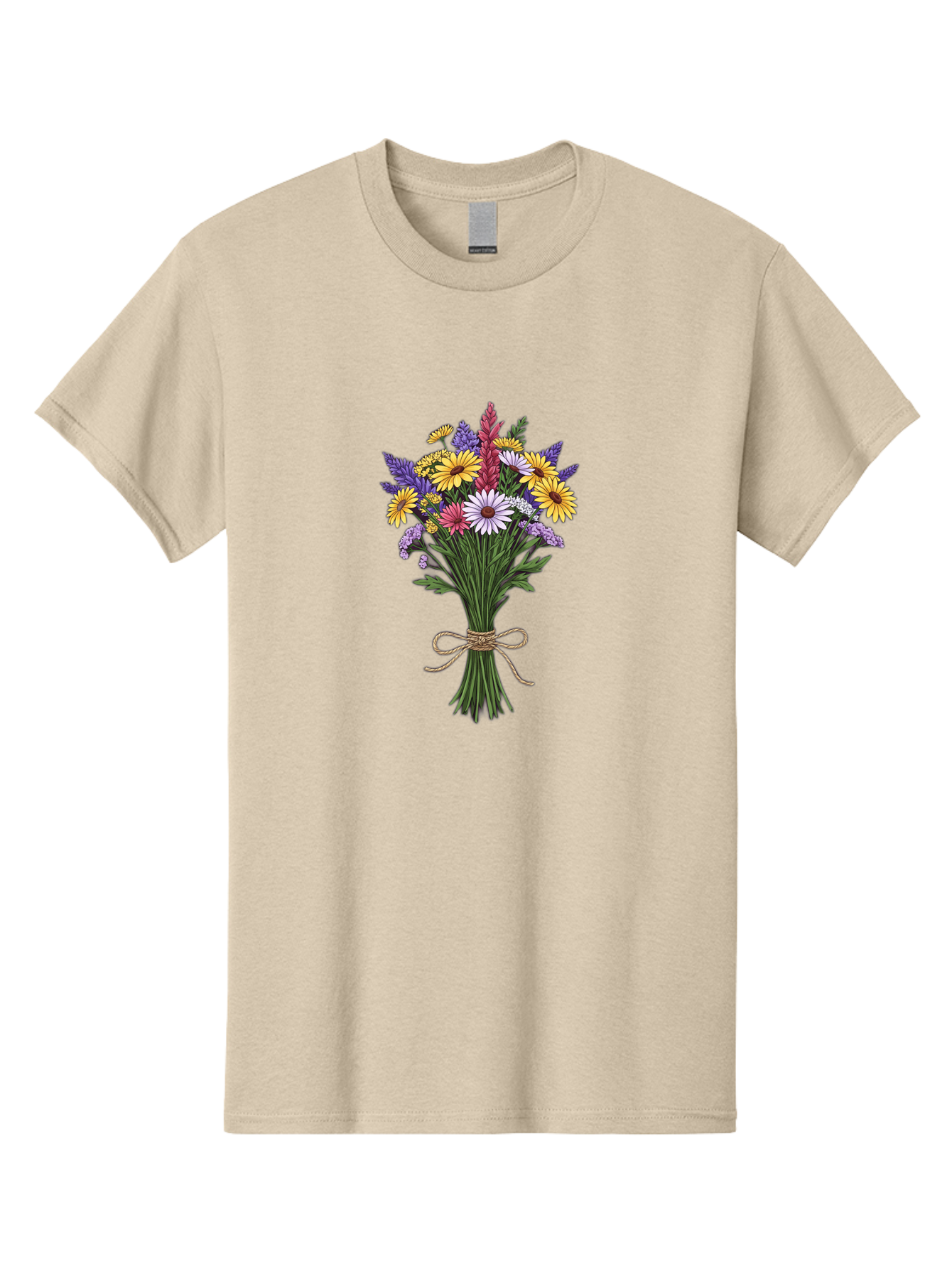 Wildflower-Bouquet-6 Men'S Graphic Tee, 100% Cotton, Comfortable Casual Summer Wear, Machine Washable, Vintage Camera, Old Camera, Antique Camera, Black Camera, Classic Photography, Photography Equipment, Nostalgic Device, Film Camera, Baf659