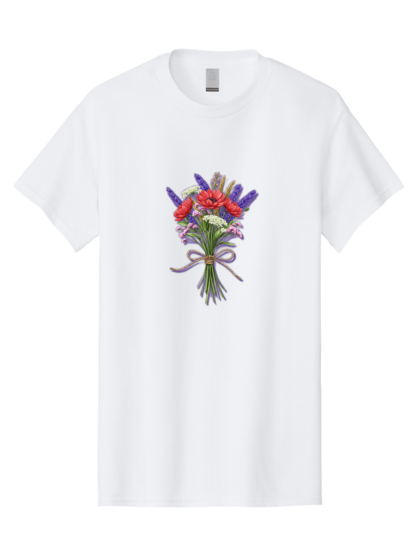 Wildflower-Bouquet-8 Men'S Graphic Tee, 100% Cotton, Comfortable Casual Summer Wear, Machine Washable, Vintage Camera, Old Camera, Antique Camera, Black Camera, Classic Photography, Photography Equipment, Nostalgic Device, Film Camera, Baf661