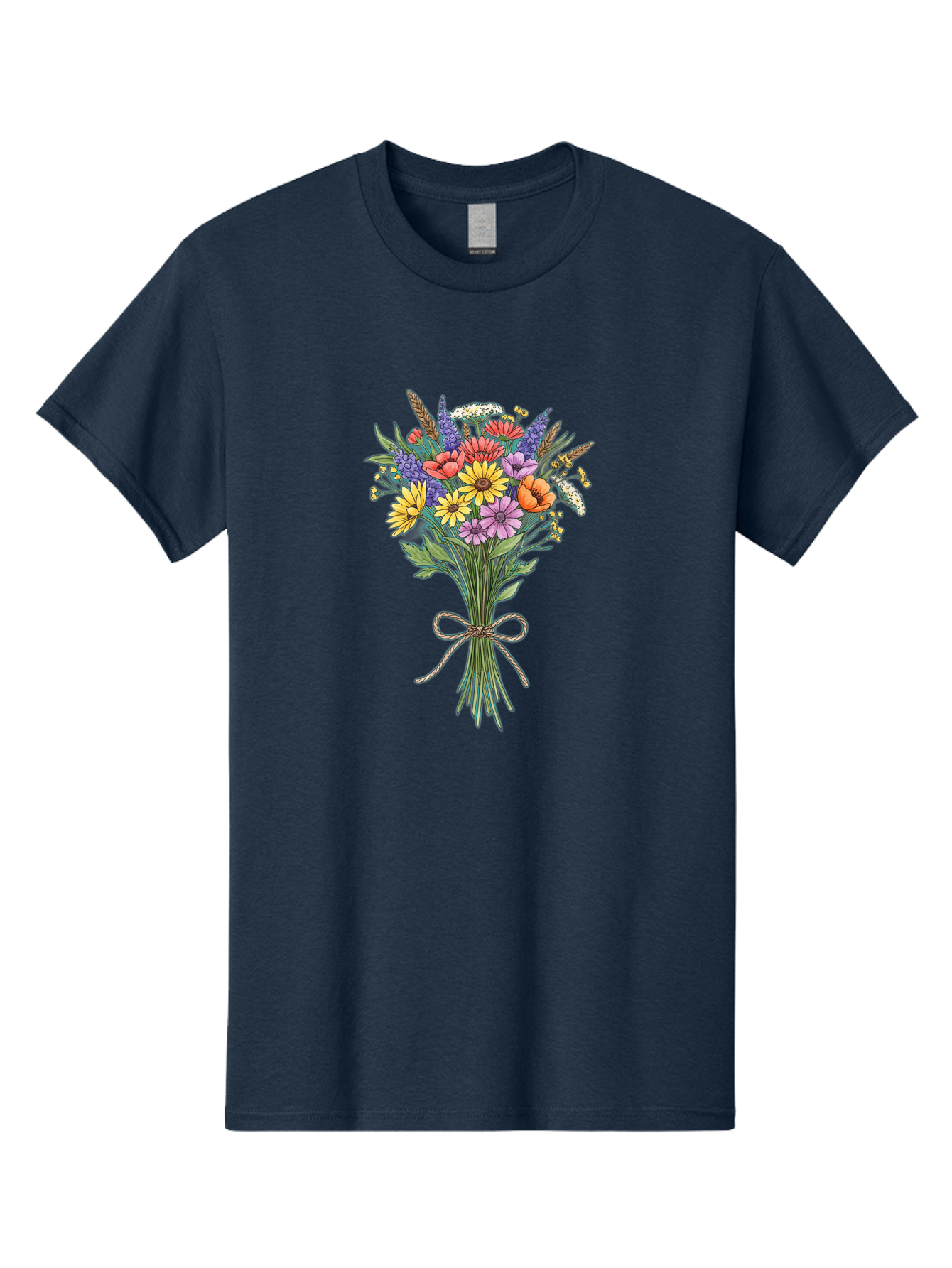 Wildflower-Bouquet-9 Men'S Graphic Tee, 100% Cotton, Comfortable Casual Summer Wear, Machine Washable, Vintage Camera, Old Camera, Antique Camera, Black Camera, Classic Photography, Photography Equipment, Nostalgic Device, Film Camera, Baf662