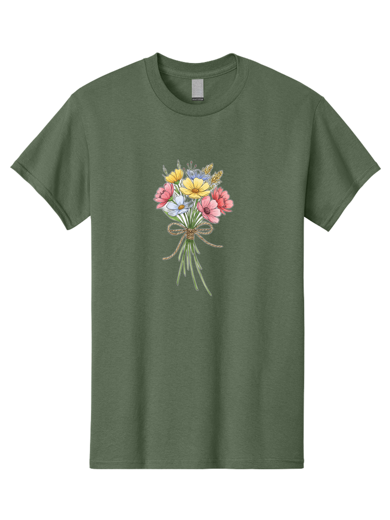 Wildflower-Bouquet Men'S Graphic Tee, 100% Cotton, Comfortable Casual Summer Wear, Machine Washable, Vintage Camera, Old Camera, Antique Camera, Black Camera, Classic Photography, Photography Equipment, Nostalgic Device, Film Camera, Baf663