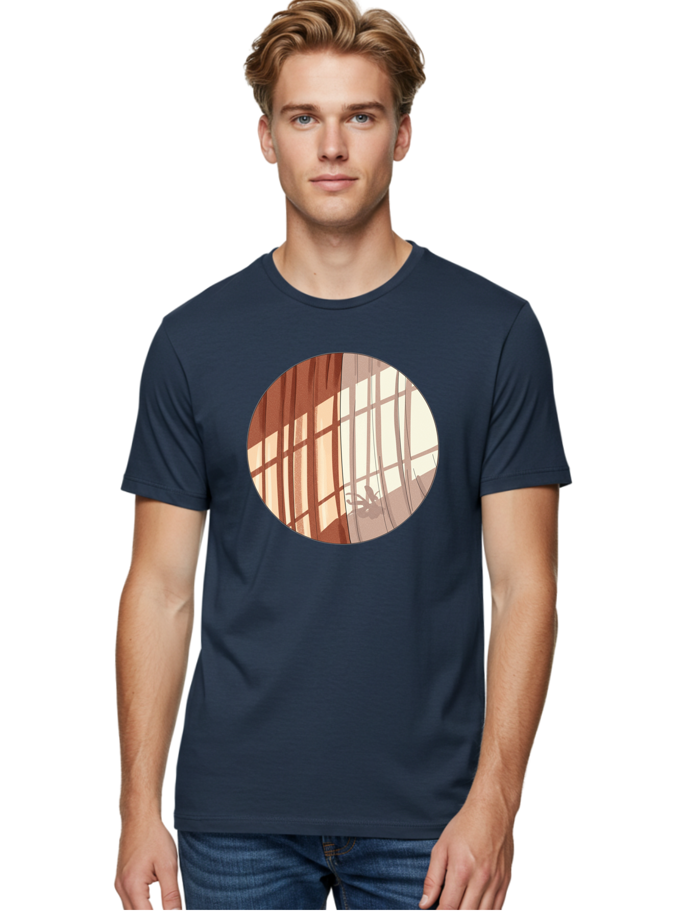 Window-Curtain-Shadows Men'S Graphic Tee, 100% Cotton, Comfortable Casual Summer Wear, Machine Washable, Vintage Camera, Old Camera, Antique Camera, Black Camera, Classic Photography, Photography Equipment, Nostalgic Device, Film Camera, Baf664