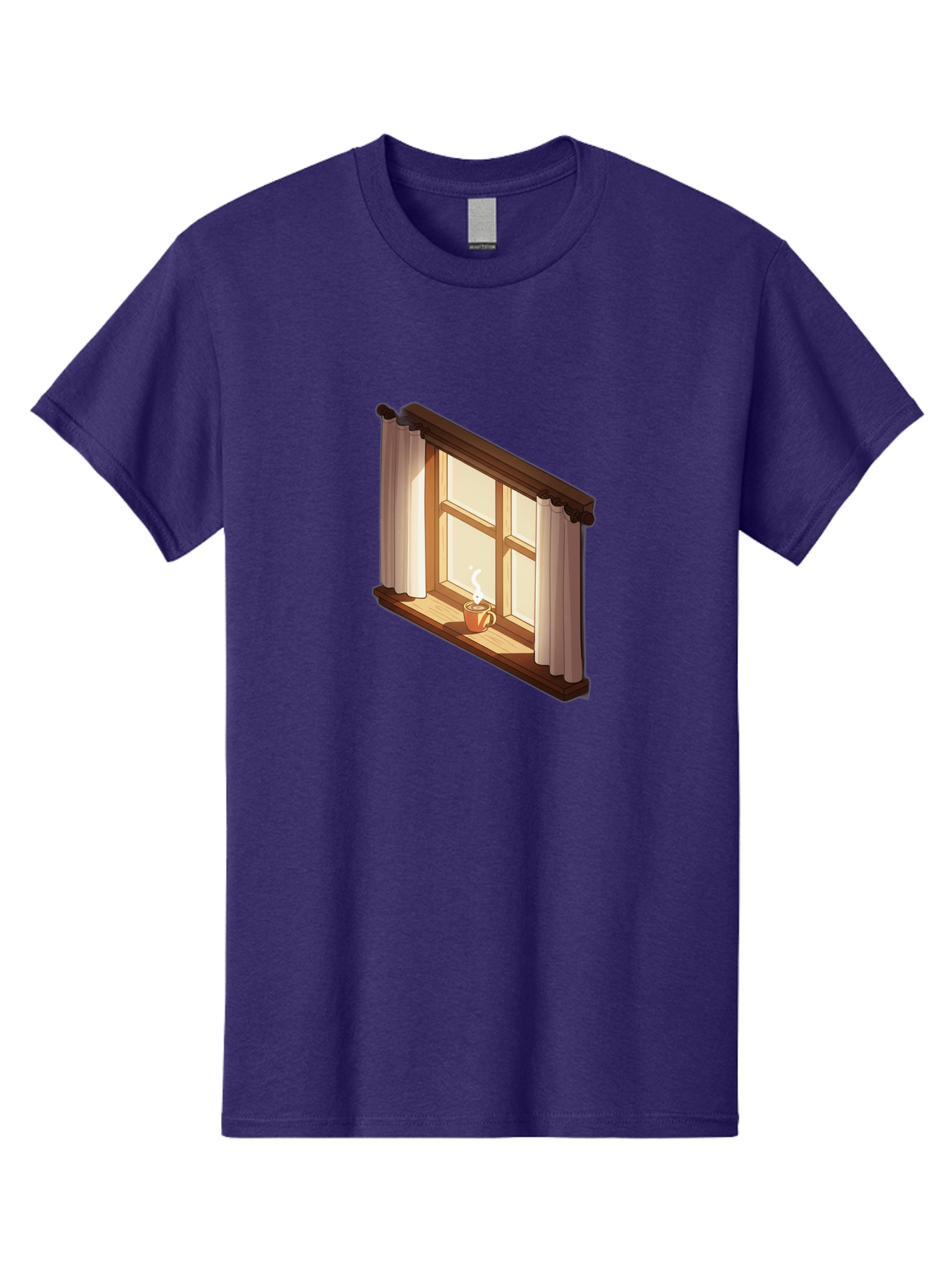 Window-With-Coffee-Cup Men'S Graphic Tee, 100% Cotton, Comfortable Casual Summer Wear, Machine Washable, Vintage Camera, Old Camera, Antique Camera, Black Camera, Classic Photography, Photography Equipment, Nostalgic Device, Film Camera, Baf665