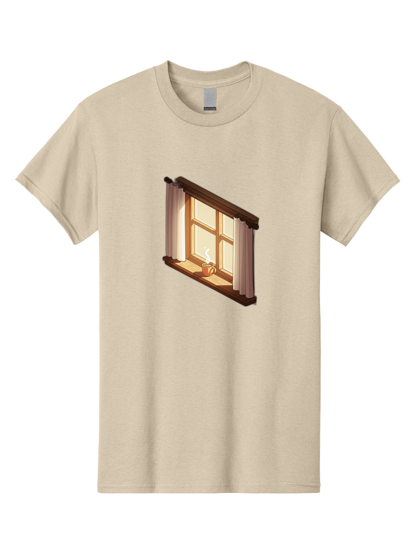 Window-With-Coffee-Cup Men'S Graphic Tee, 100% Cotton, Comfortable Casual Summer Wear, Machine Washable, Vintage Camera, Old Camera, Antique Camera, Black Camera, Classic Photography, Photography Equipment, Nostalgic Device, Film Camera, Baf665