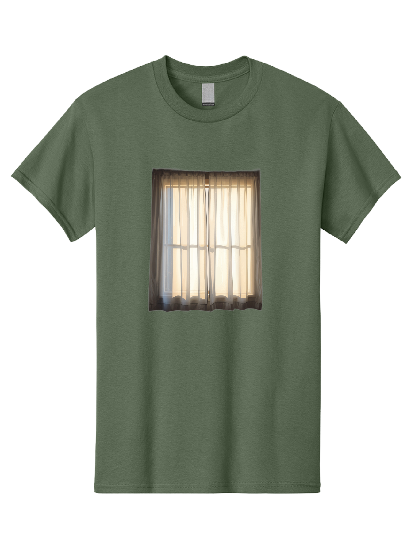 Window-With-Curtains-1 Men'S Graphic Tee, 100% Cotton, Comfortable Casual Summer Wear, Machine Washable, Vintage Camera, Old Camera, Antique Camera, Black Camera, Classic Photography, Photography Equipment, Nostalgic Device, Film Camera, Baf666