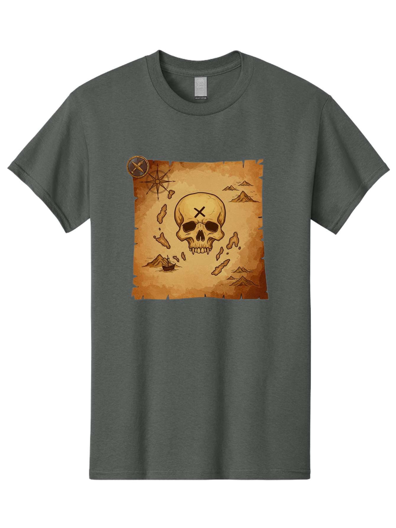 X-Marks-The-Spot Men'S Graphic Tee, 100% Cotton, Comfortable Casual Summer Wear, Machine Washable, Vintage Camera, Old Camera, Antique Camera, Black Camera, Classic Photography, Photography Equipment, Nostalgic Device, Film Camera, Camera Art Baf678