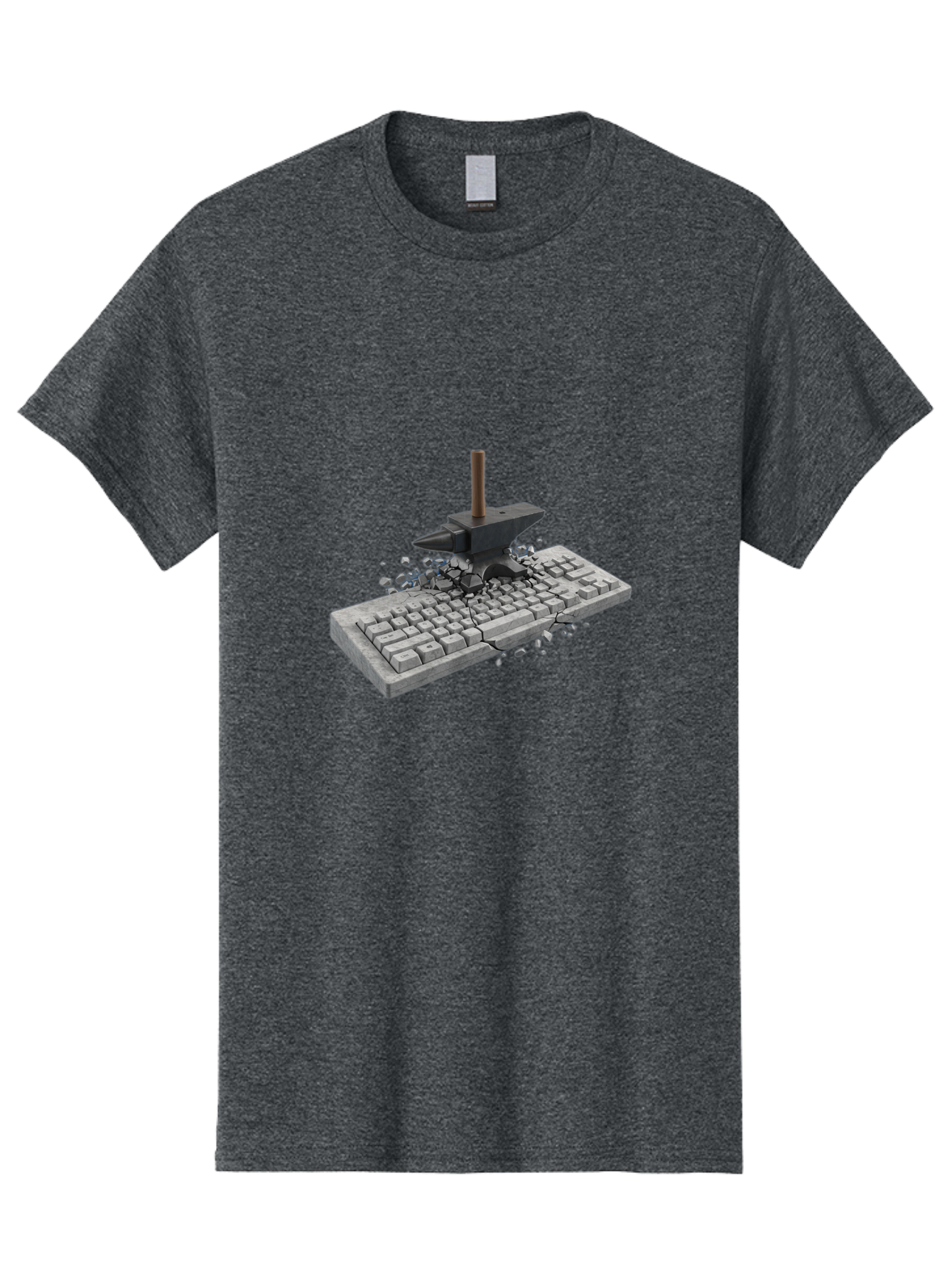 Anvil-Breaking-Keyboard Men'S Graphic Tee, 100% Cotton, Comfortable Casual Summer Wear, Machine Washable, Vintage Camera, Old Camera, Antique Camera, Black Camera, Classic Photography, Photography Equipment, Nostalgic Device, Film Camera, Baf685