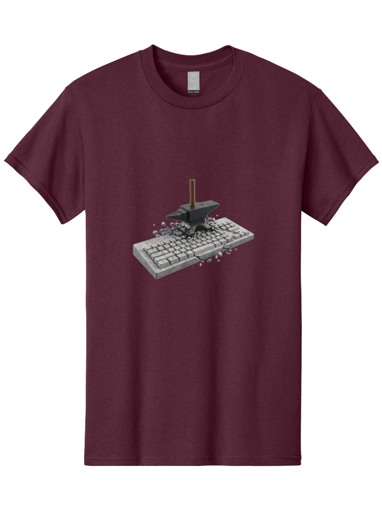 Anvil-Breaking-Keyboard Men'S Graphic Tee, 100% Cotton, Comfortable Casual Summer Wear, Machine Washable, Vintage Camera, Old Camera, Antique Camera, Black Camera, Classic Photography, Photography Equipment, Nostalgic Device, Film Camera, Baf685