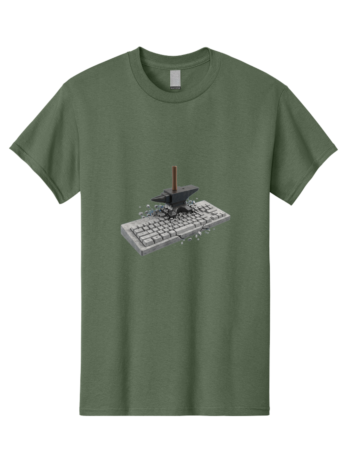 Anvil-Breaking-Keyboard Men'S Graphic Tee, 100% Cotton, Comfortable Casual Summer Wear, Machine Washable, Vintage Camera, Old Camera, Antique Camera, Black Camera, Classic Photography, Photography Equipment, Nostalgic Device, Film Camera, Baf685