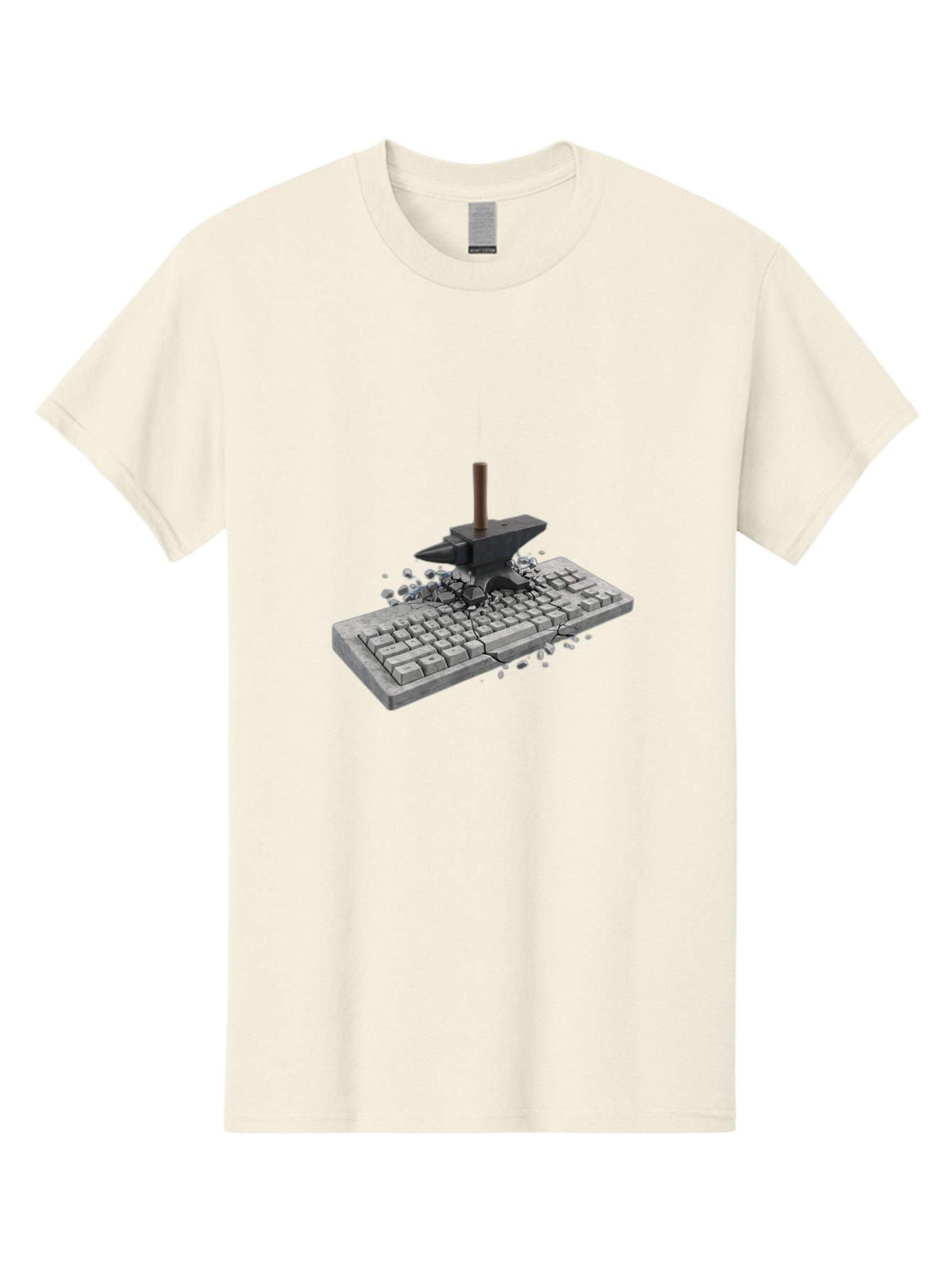 Anvil-Breaking-Keyboard Men'S Graphic Tee, 100% Cotton, Comfortable Casual Summer Wear, Machine Washable, Vintage Camera, Old Camera, Antique Camera, Black Camera, Classic Photography, Photography Equipment, Nostalgic Device, Film Camera, Baf685